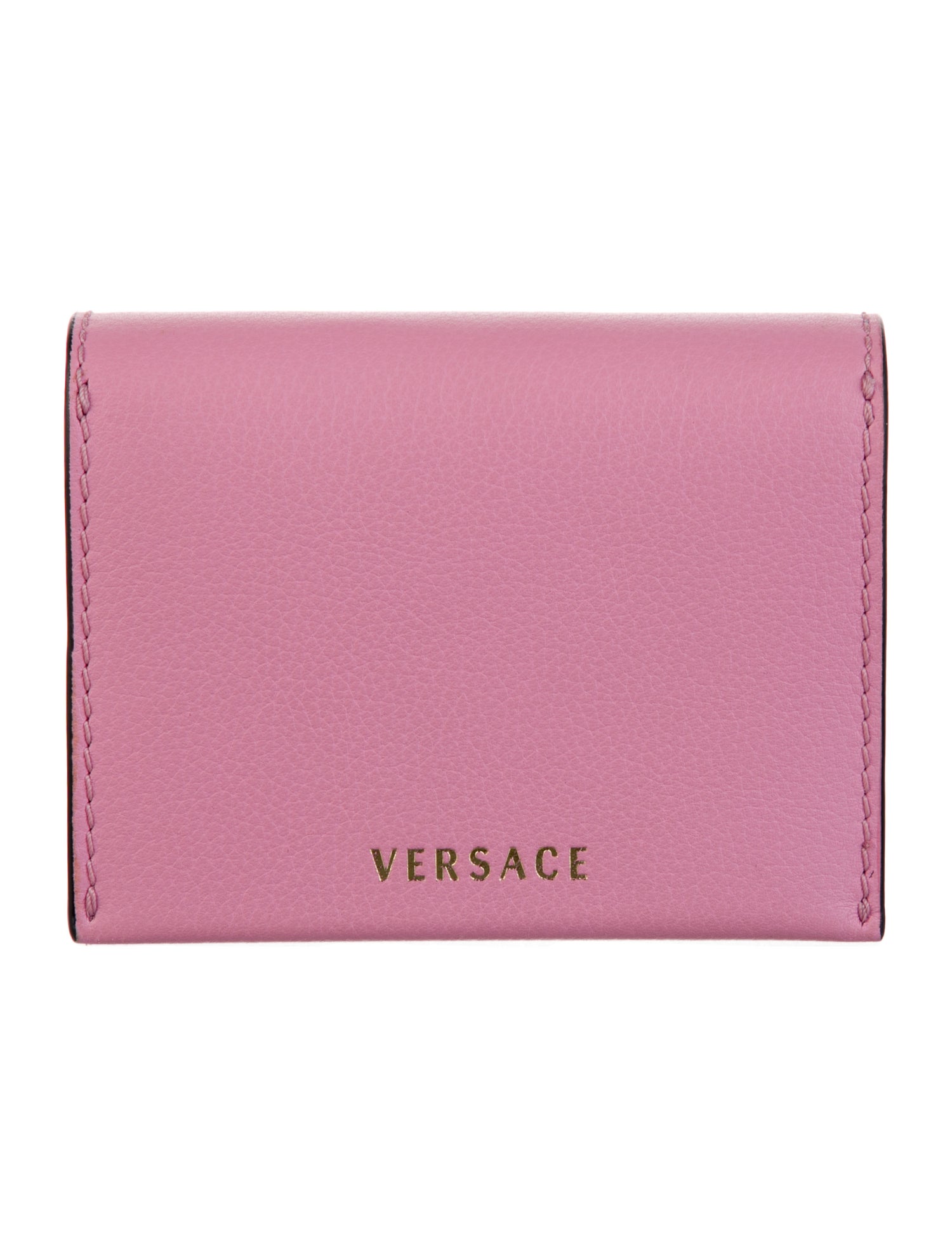 Versace Leather Compact Wallet