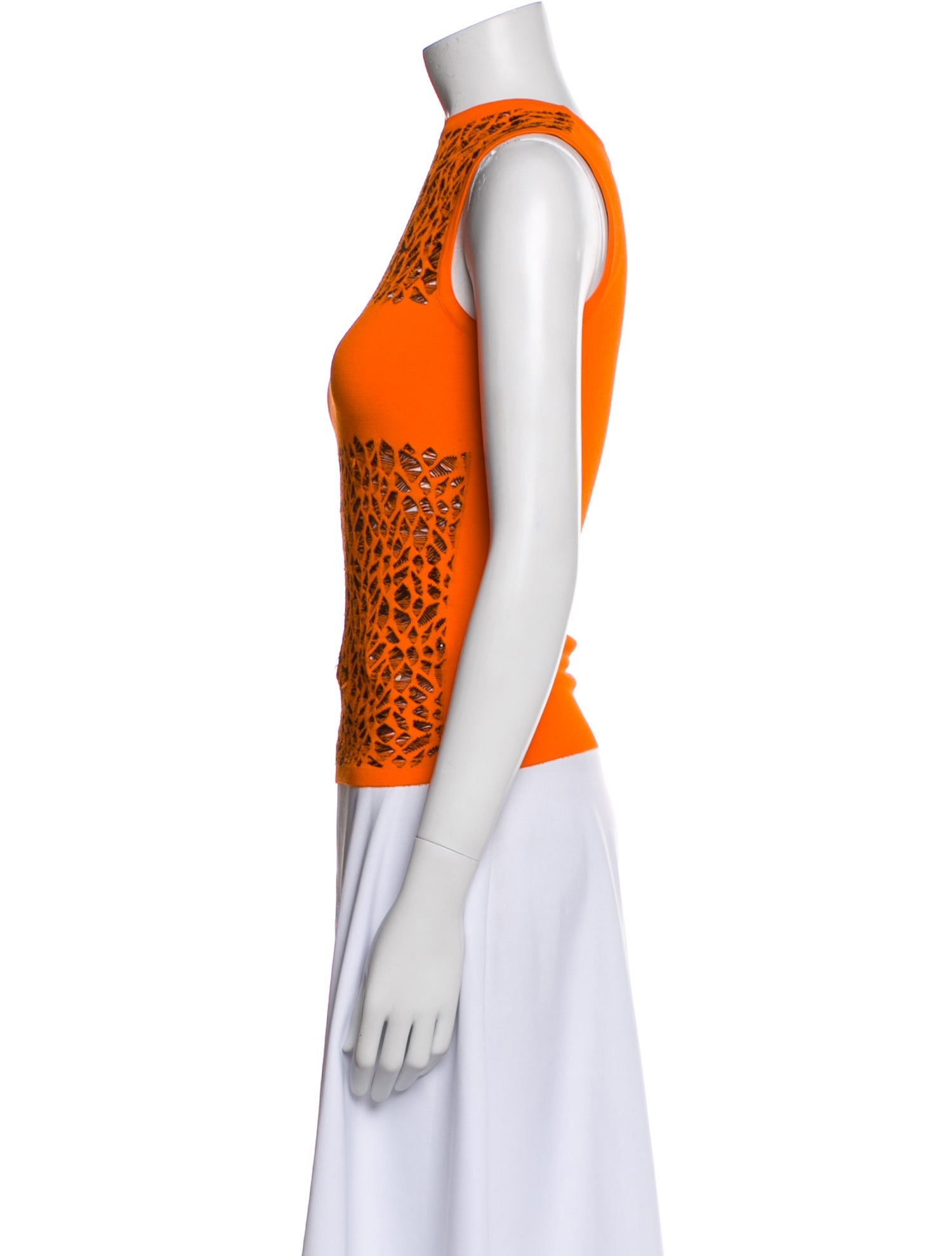 Versace Printed Crew Neck Top