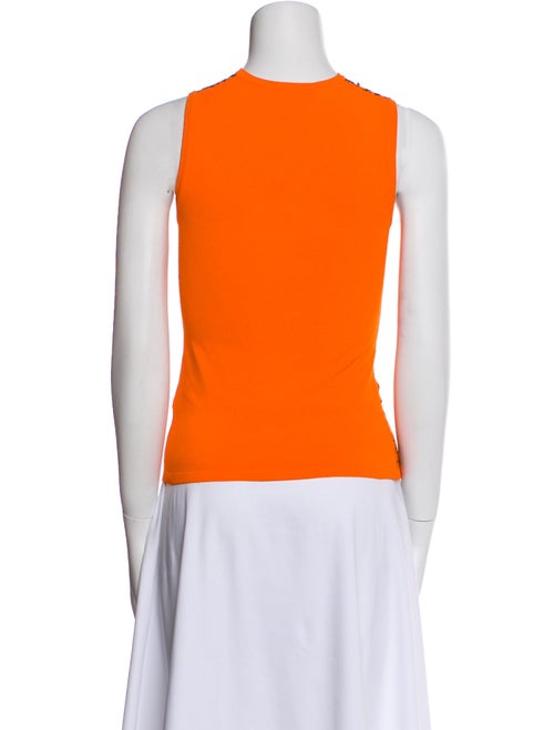 Versace Printed Crew Neck Top