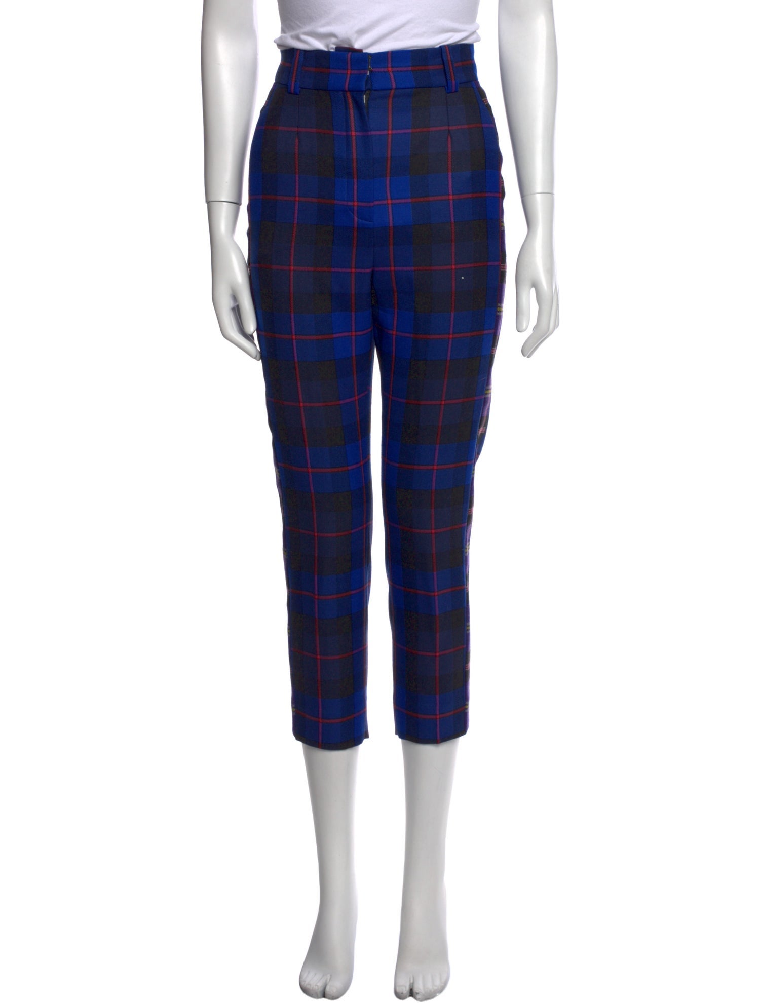 Versace Wool Skinny Leg Pants