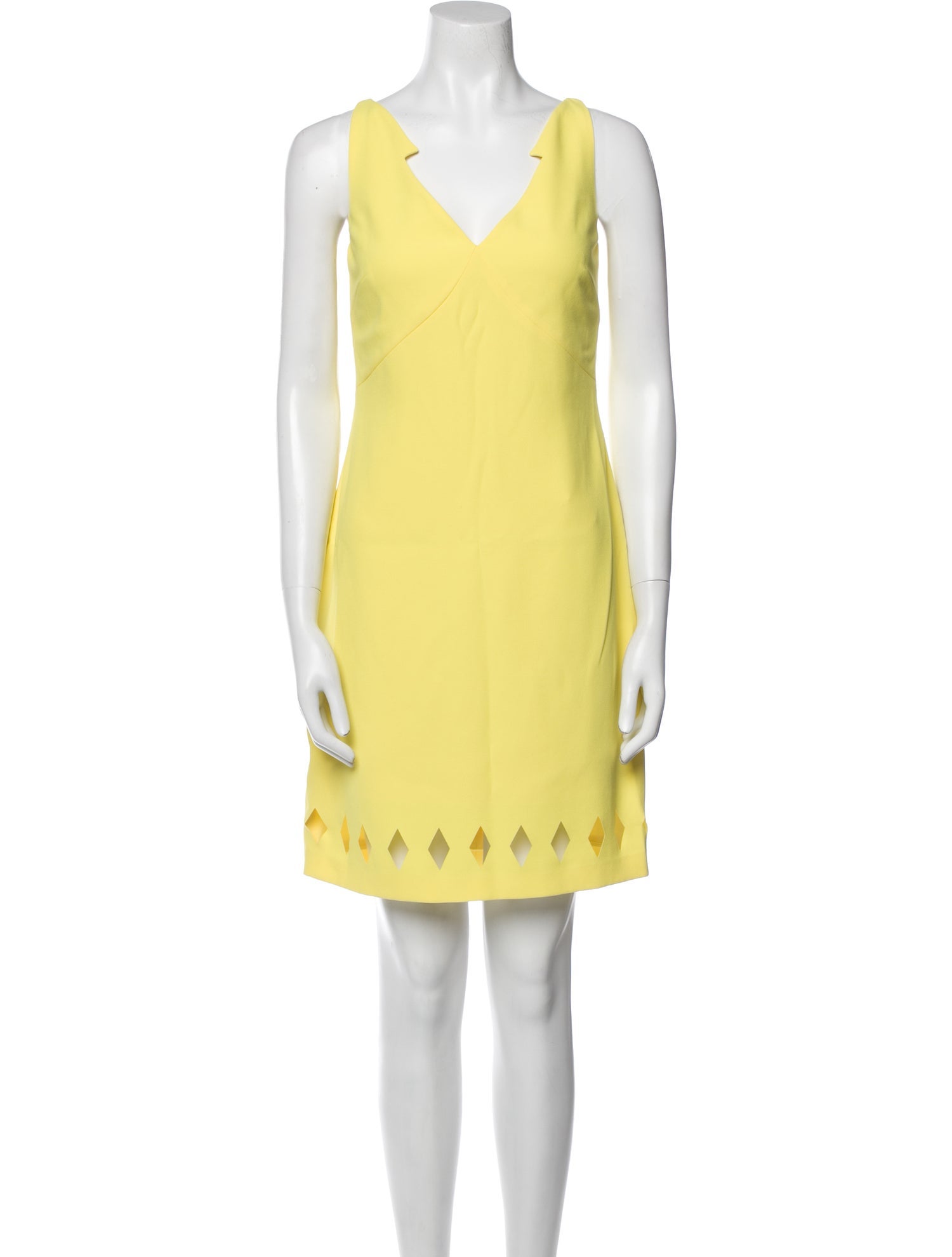 Versace V-Neck Mini Dress