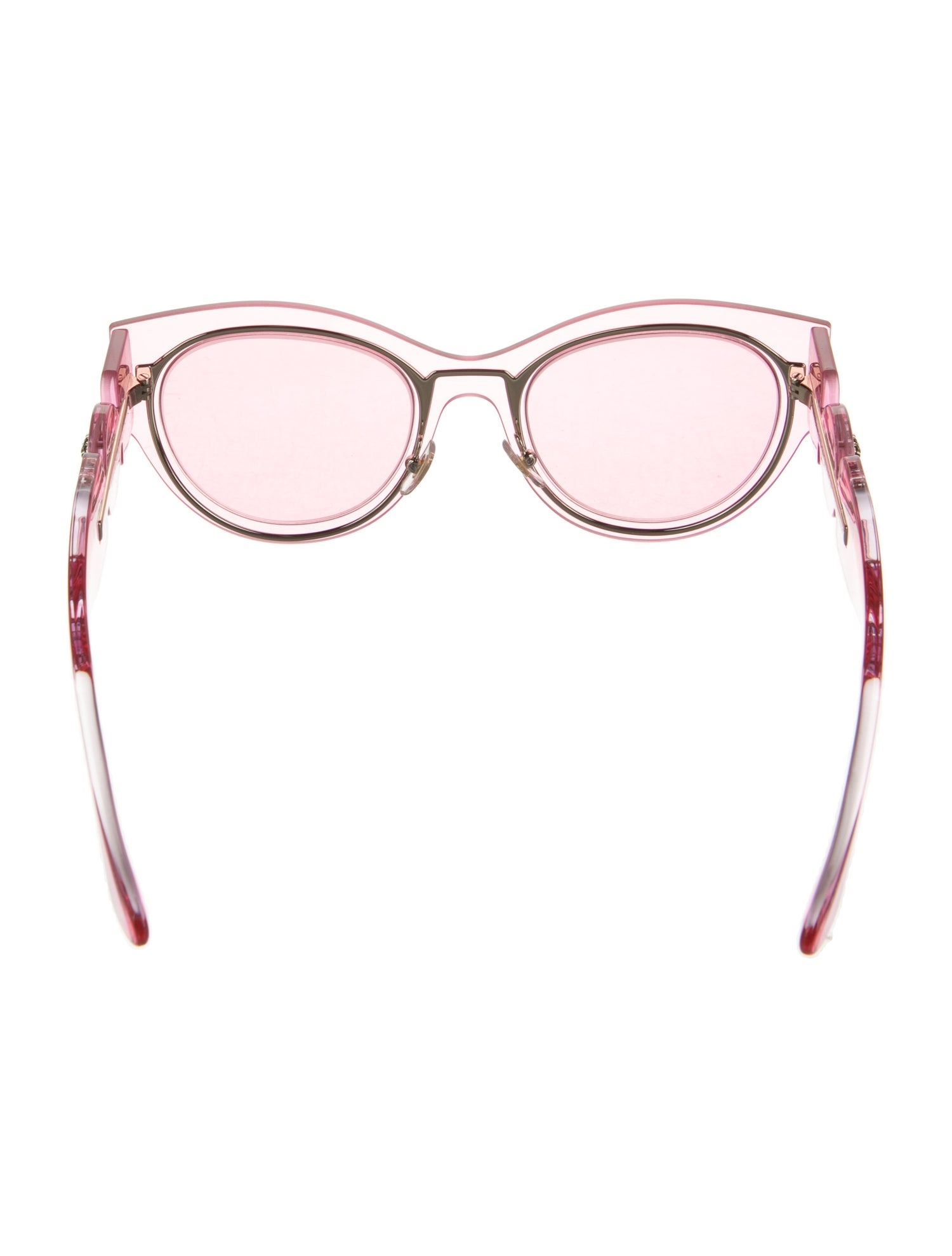 Versace Cat-Eye Mirrored Sunglasses
