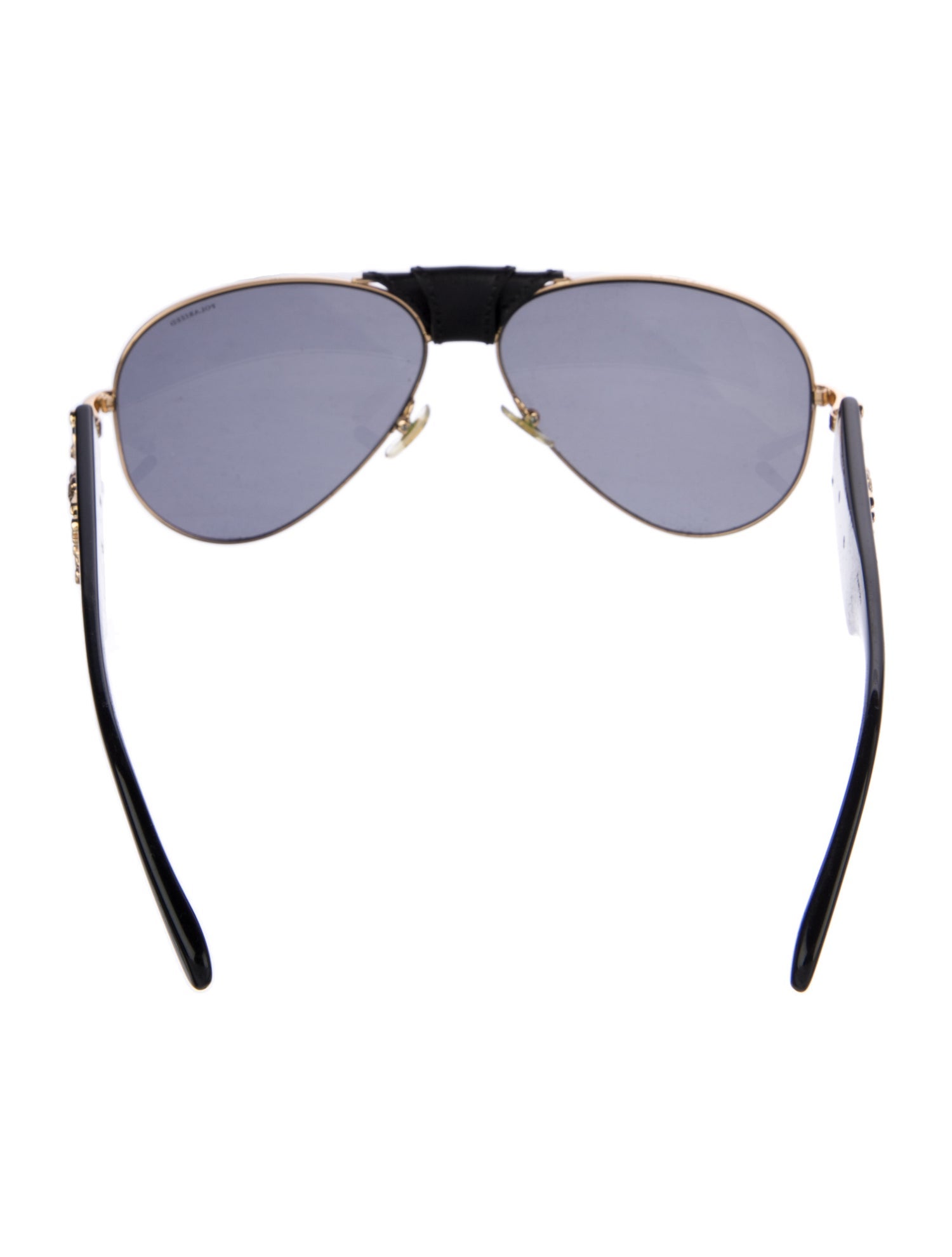 Versace Medusa Insignia Aviator Sunglasses