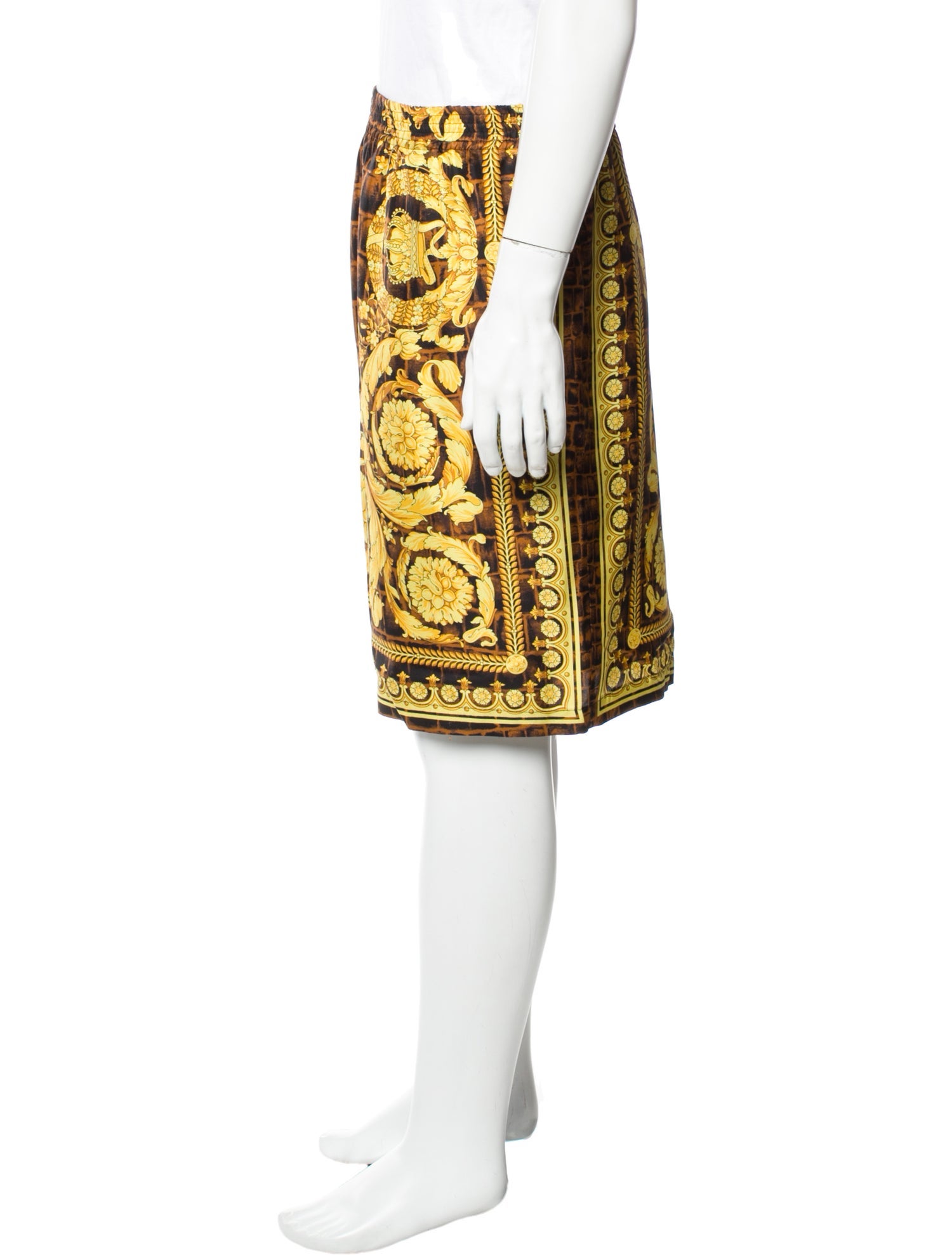 Versace Silk Jogger Shorts