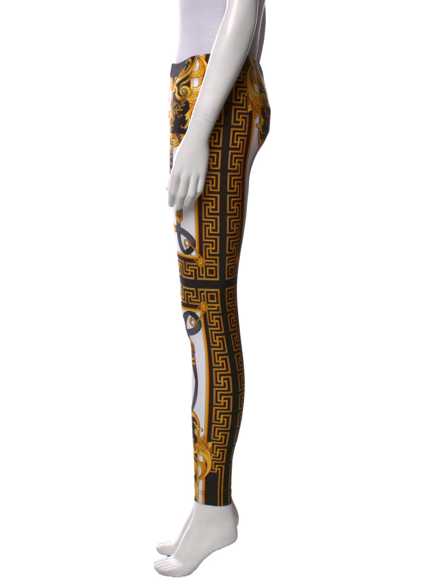 Versace Nylon Skinny Leg Pants