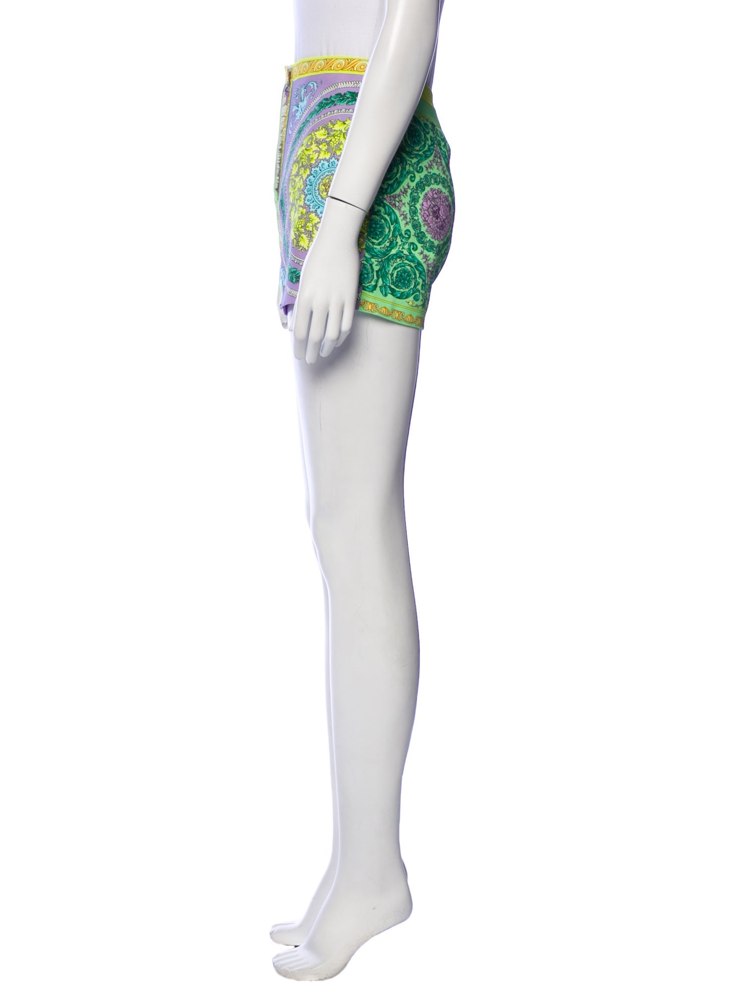 Versace Printed Mini Shorts