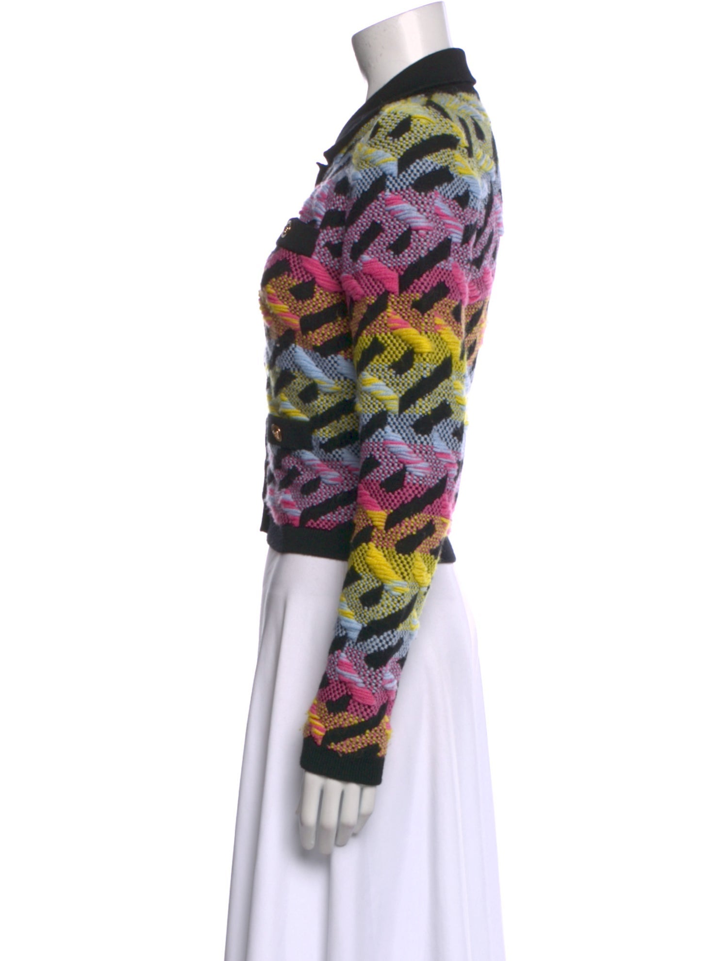 Versace Wool Printed Sweater