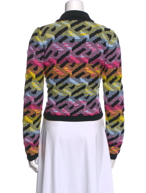 Versace Wool Printed Sweater
