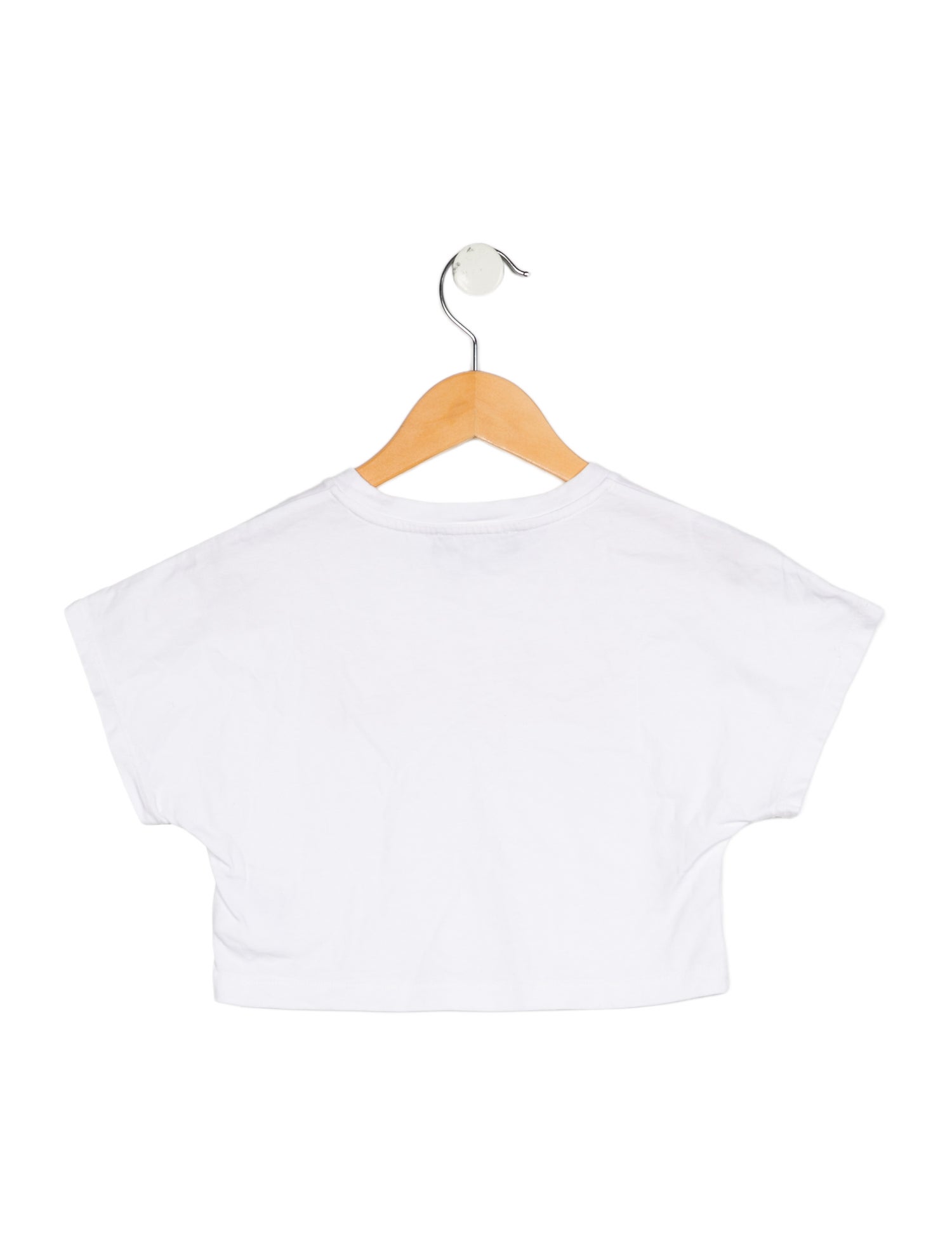 Versace Girls' Graphic Short Sleeve Cropped T-Shirt