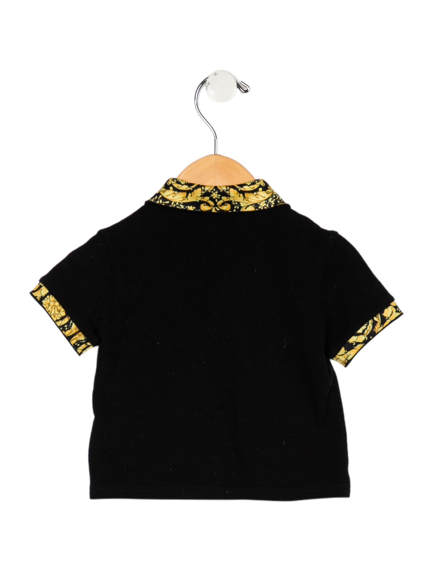 Versace Infant Boys' Embroidered Short Sleeve Polo