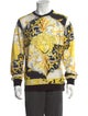 Versace Printed Crew Neck Sweatshirt