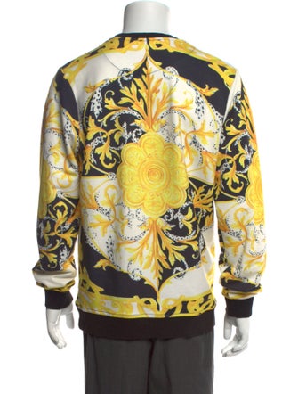 Versace Printed Crew Neck Sweatshirt