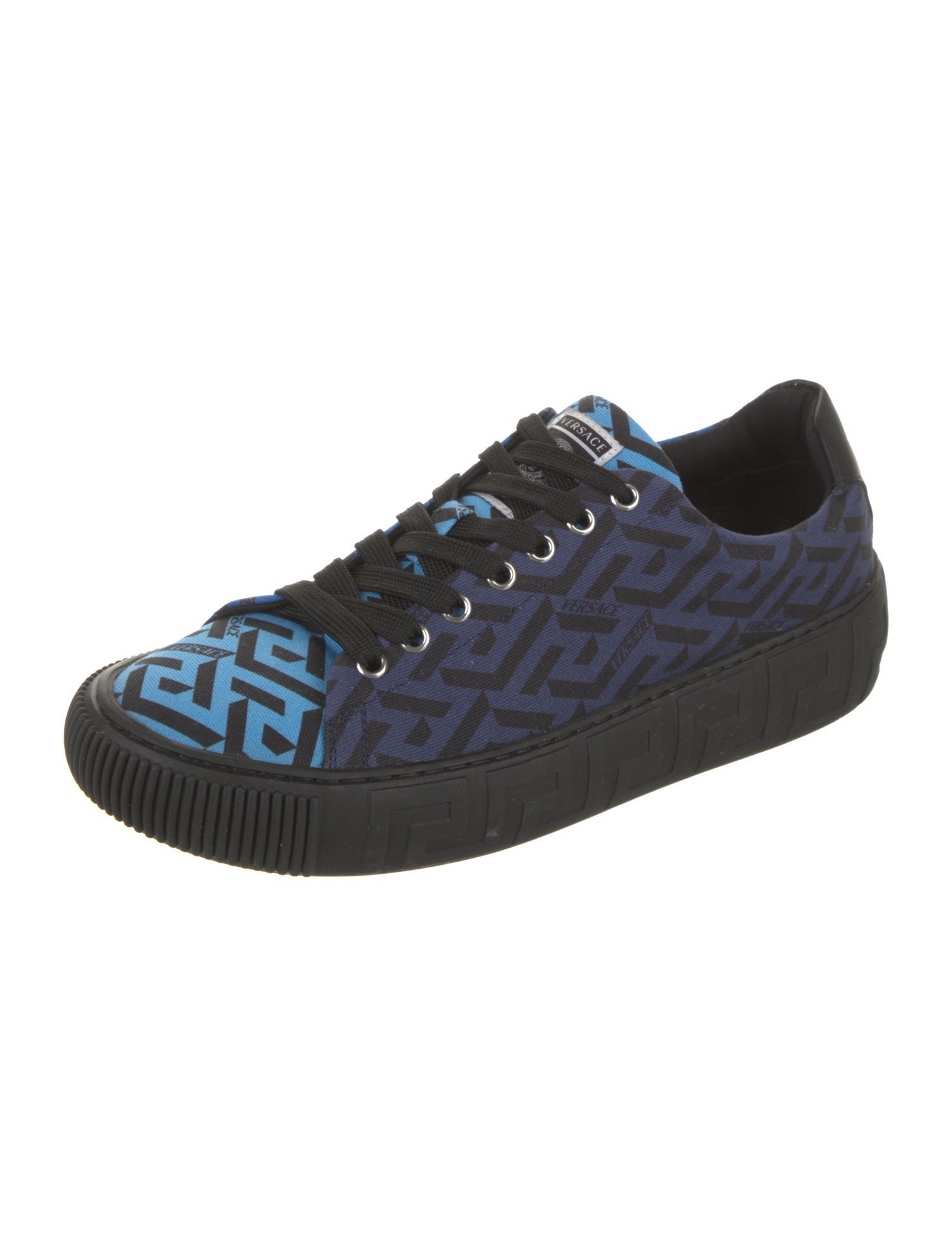 Versace Canvas Printed Sneakers