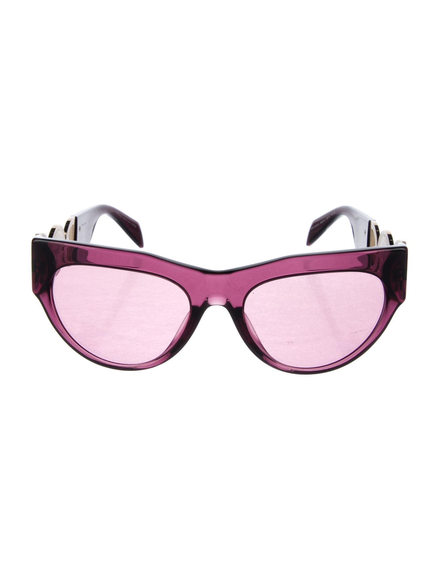 Versace Cat-Eye Tinted Sunglasses
