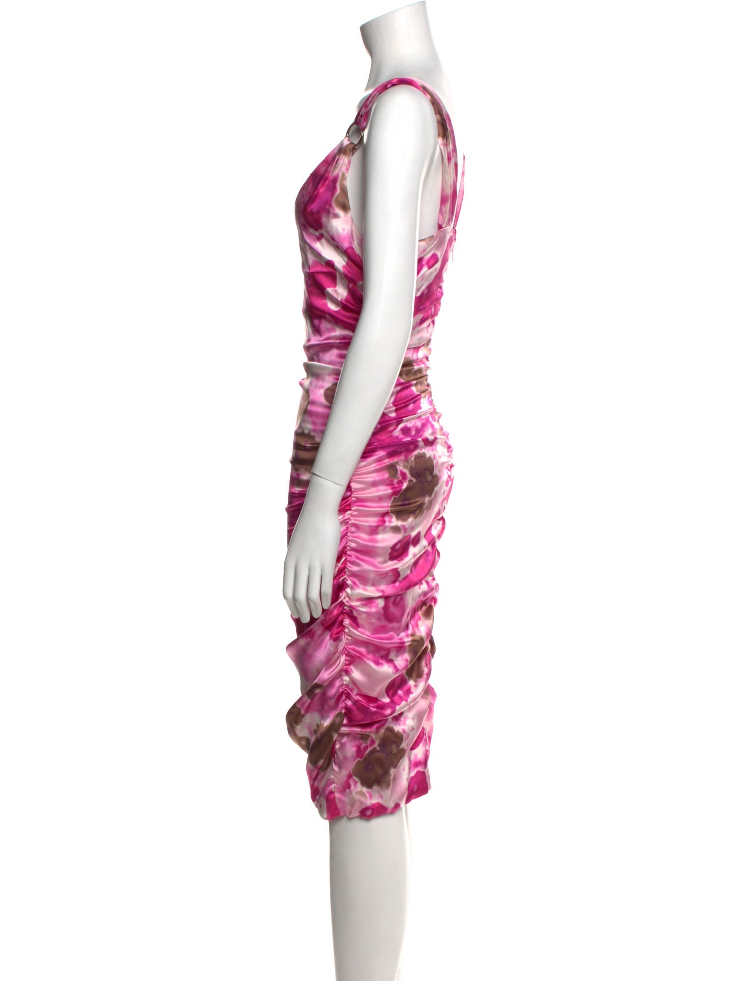 Versace Silk Midi Length Dress