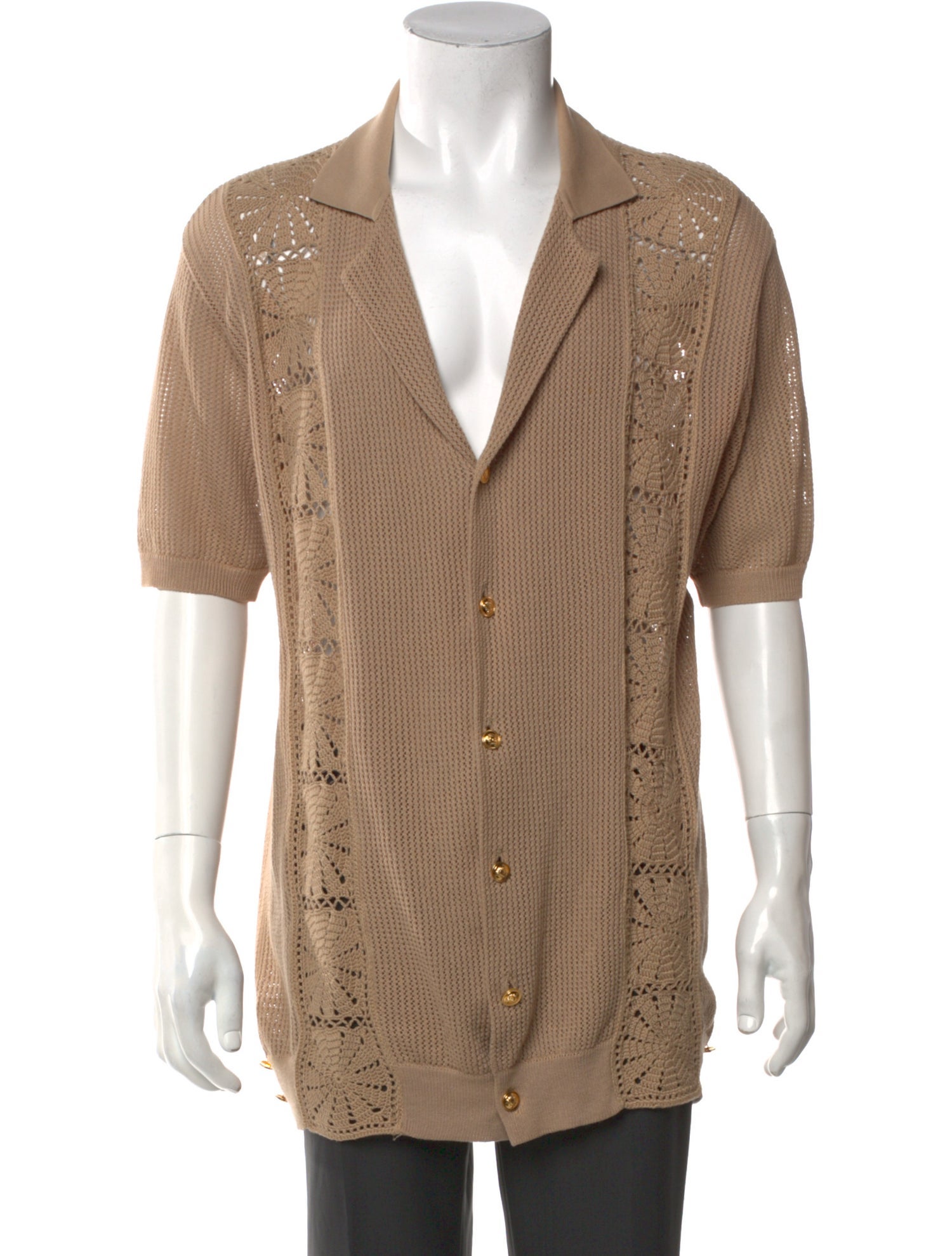 Versace Patterned Short Sleeve Shirt