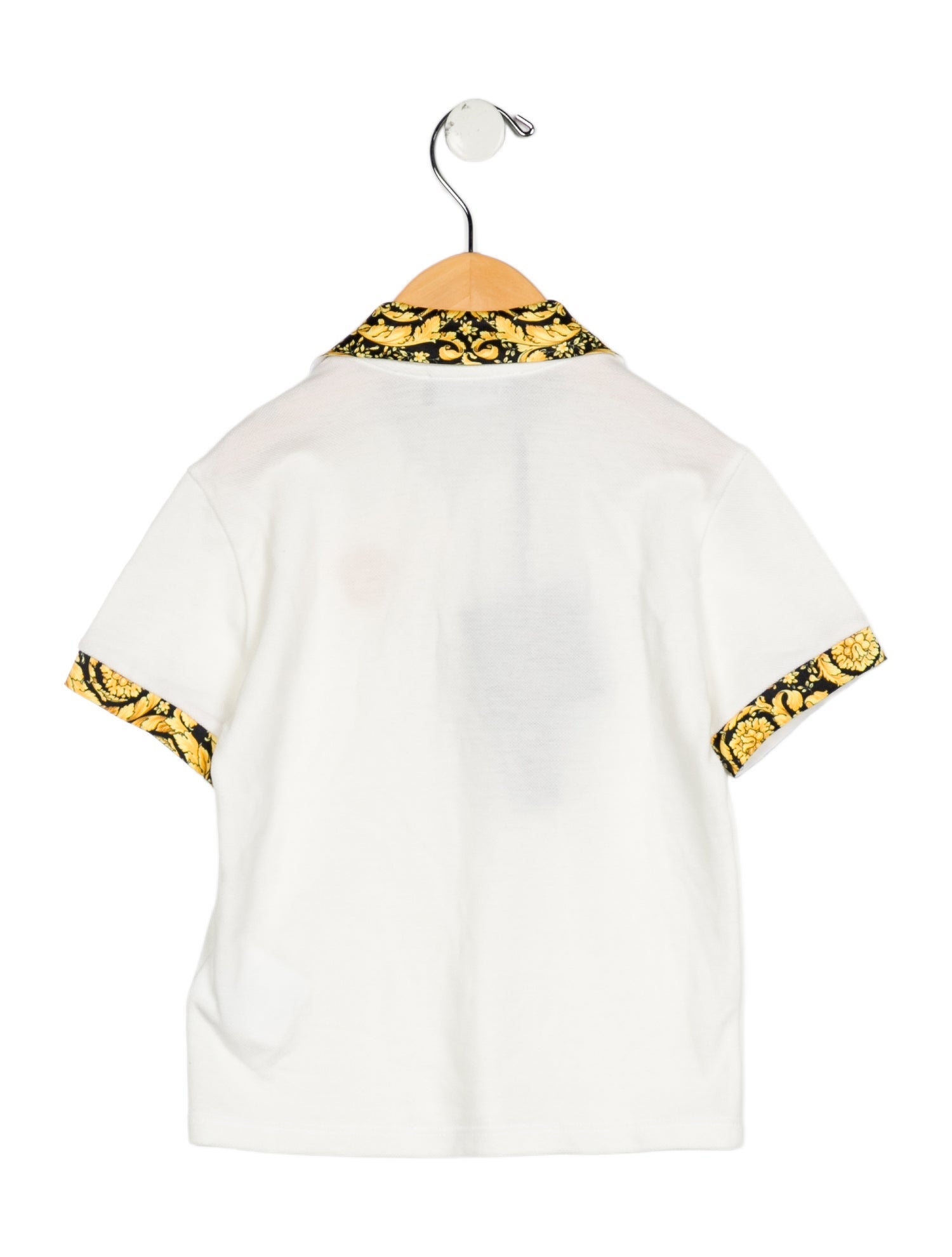 Versace Toddler Boys' Embroidered Short Sleeve Polo w/Tags