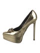 Versace Medusa Insignia Metal Pumps