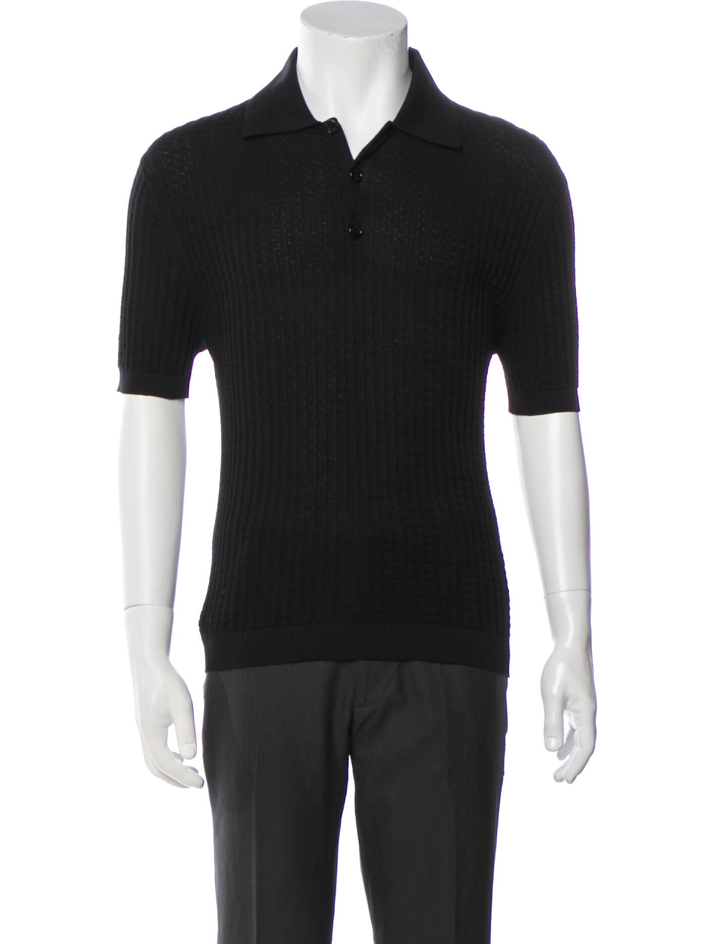 Versace Collar Short Sleeve Polo Shirt