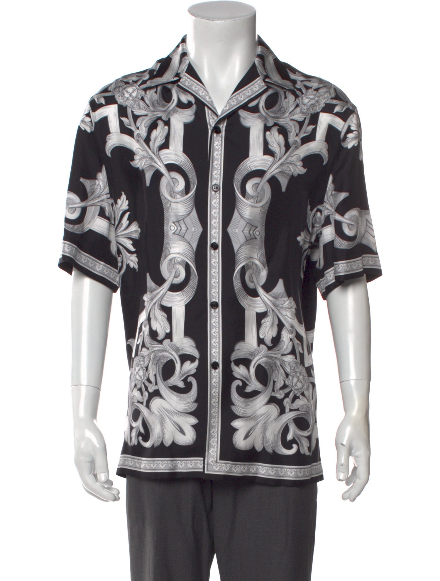 Versace Silk Printed Shirt w/ Tags