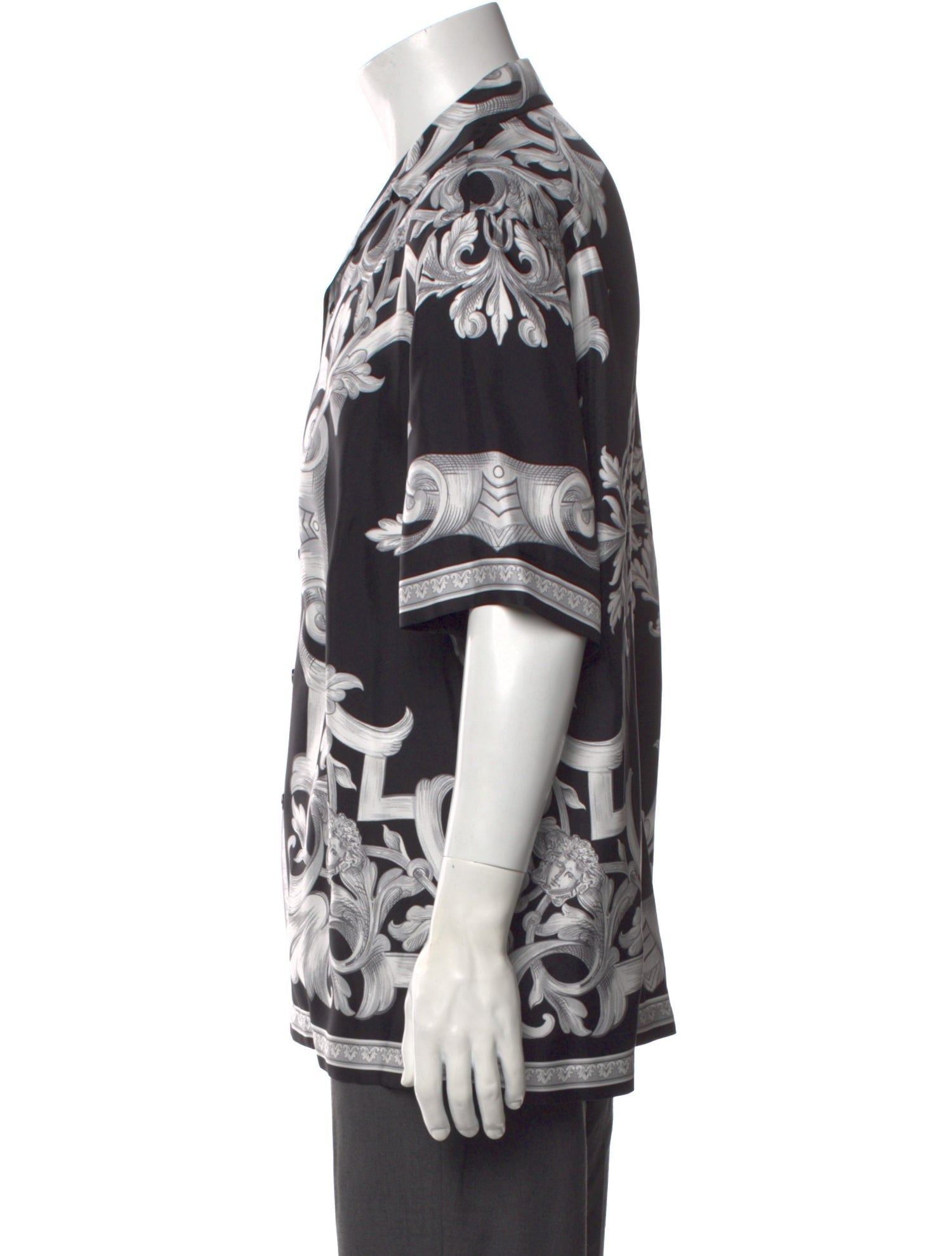 Versace Silk Printed Shirt w/ Tags