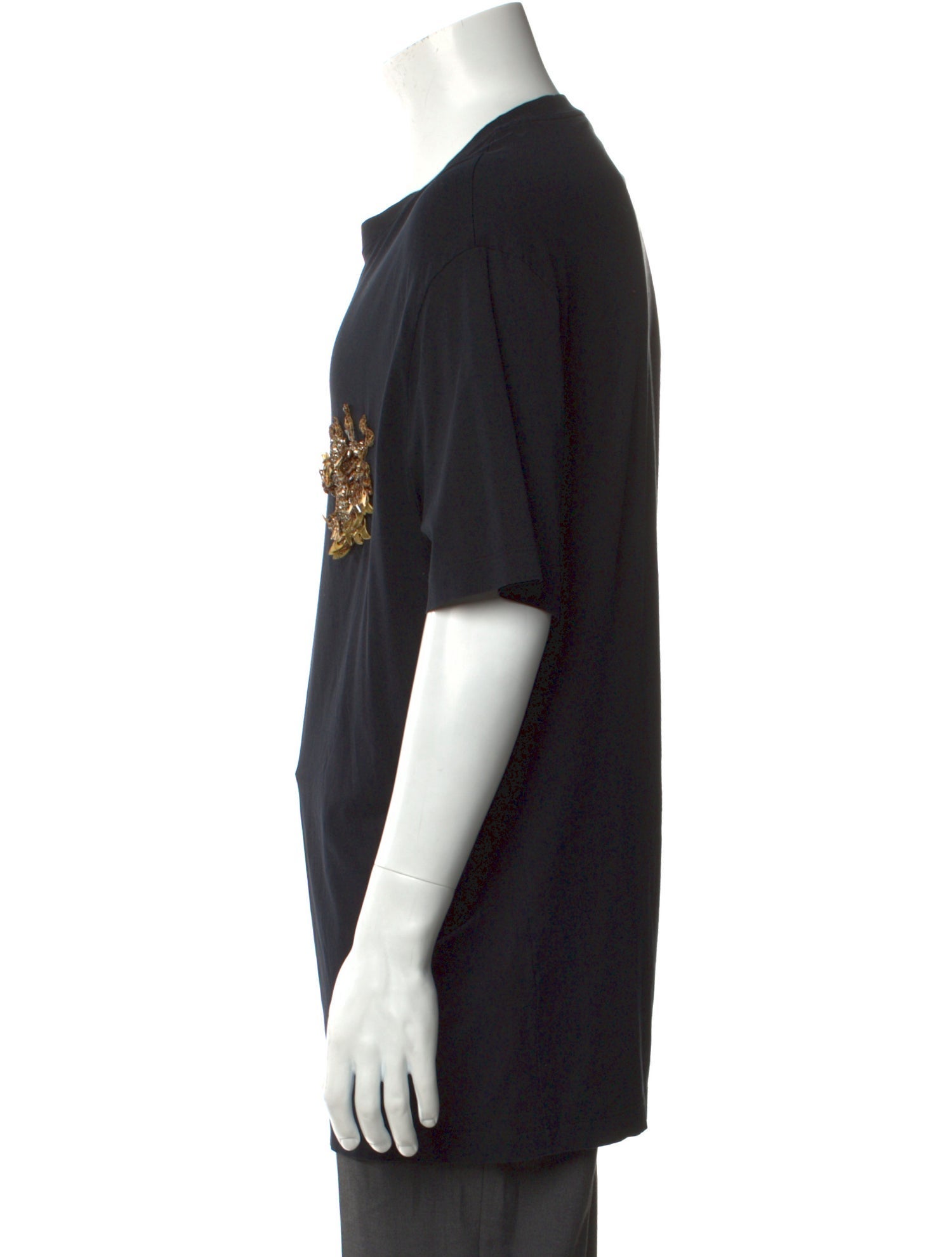 Versace Graphic Print Crew Neck T-Shirt