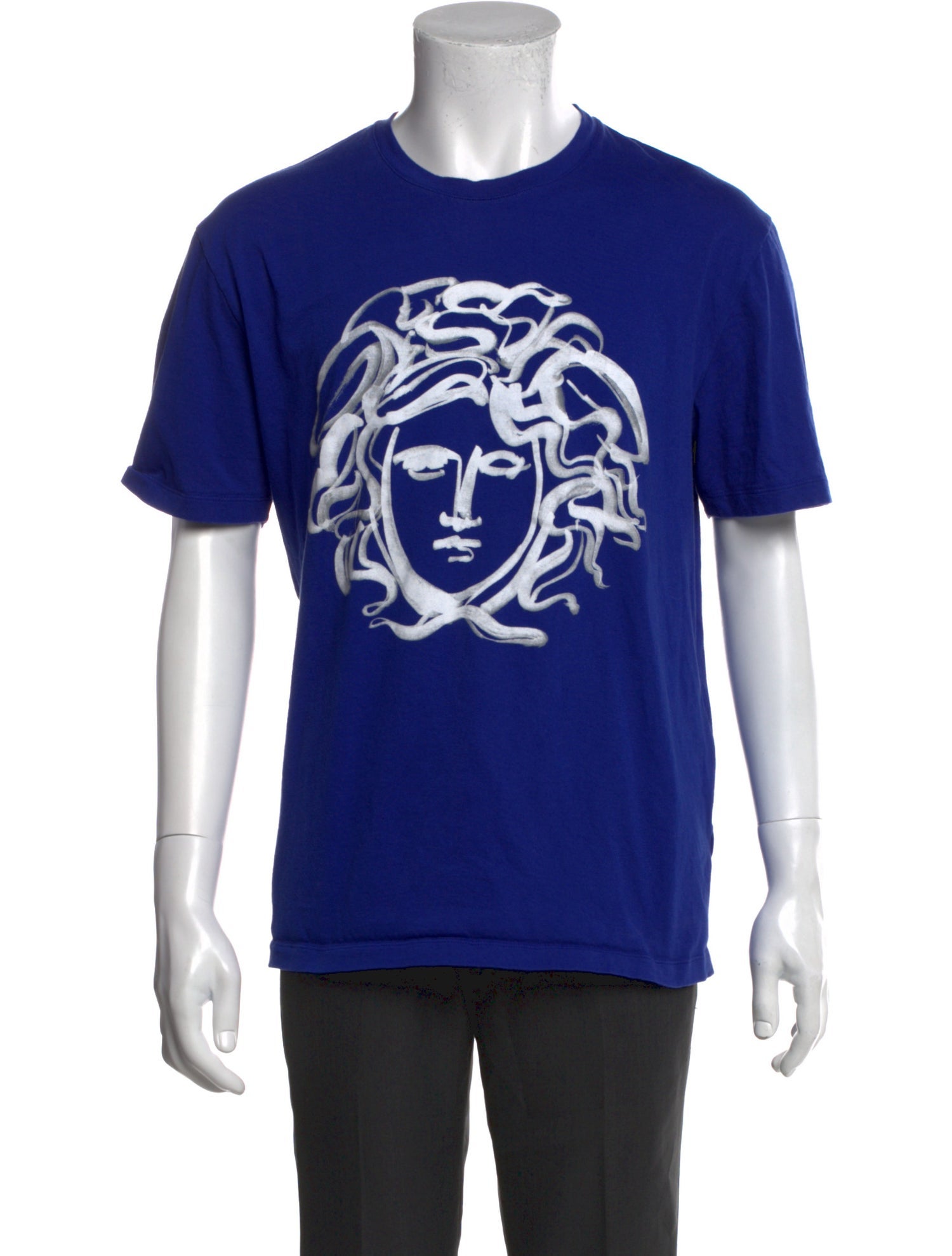 Versace Graphic Print Crew Neck T-Shirt