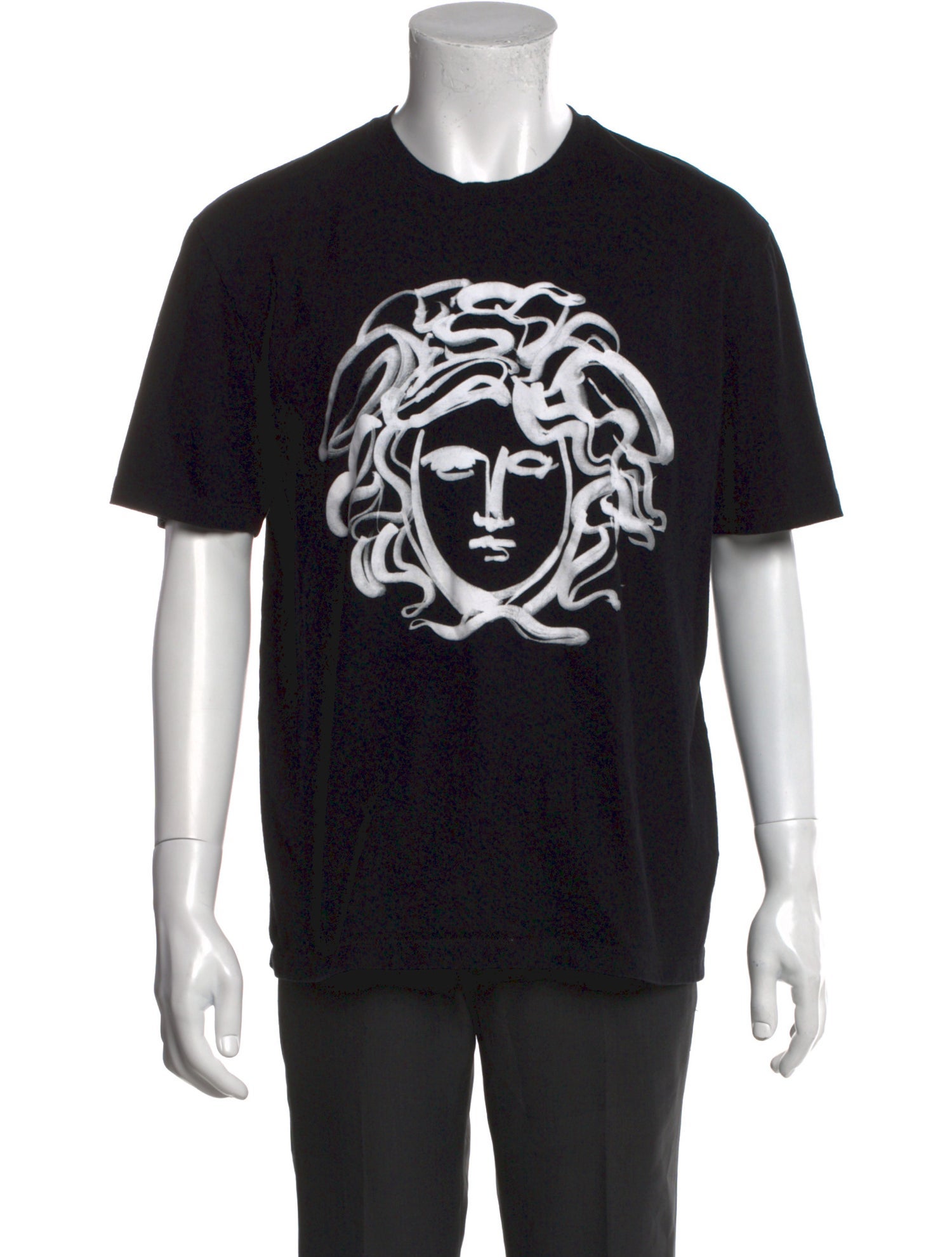 Versace Graphic Print Crew Neck T-Shirt