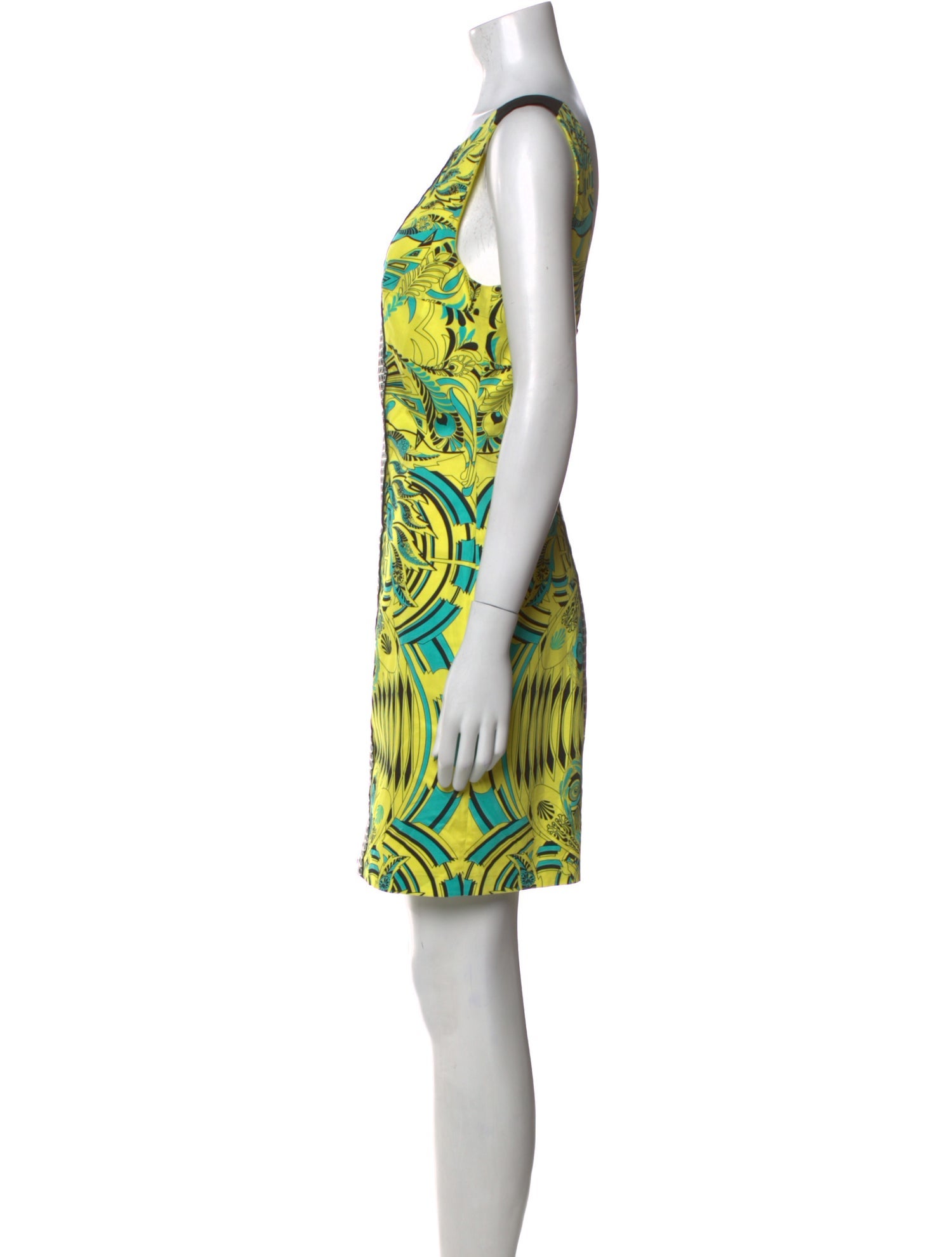 Versace Printed Mini Dress