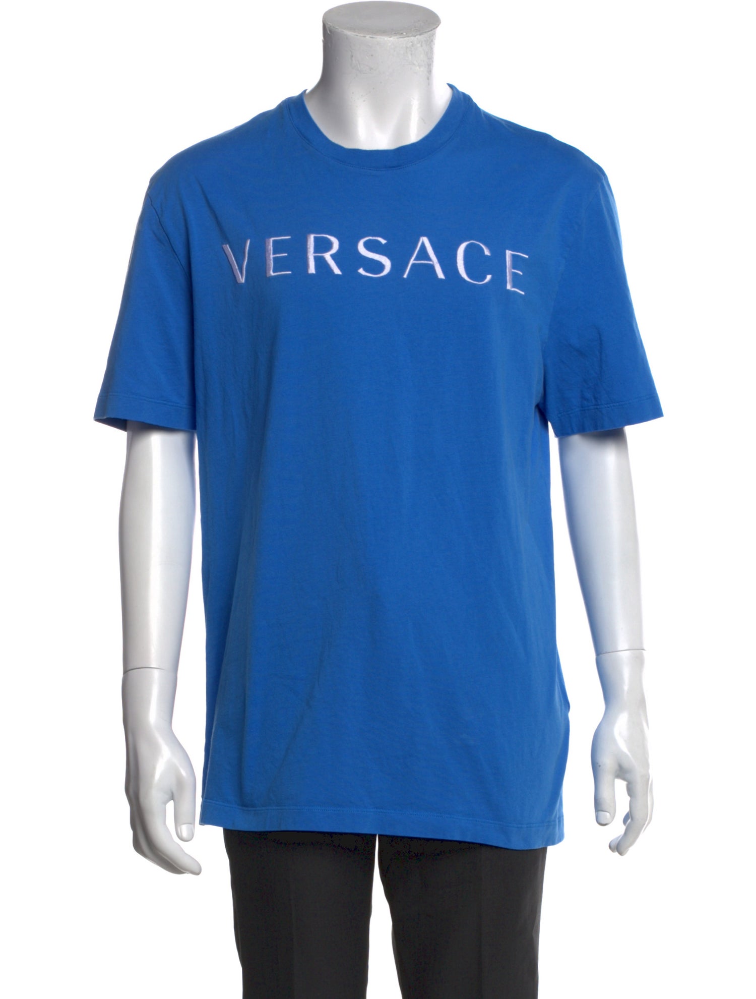 Versace Graphic Print Crew Neck T-Shirt