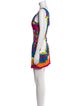 Versace Printed Mini Dress