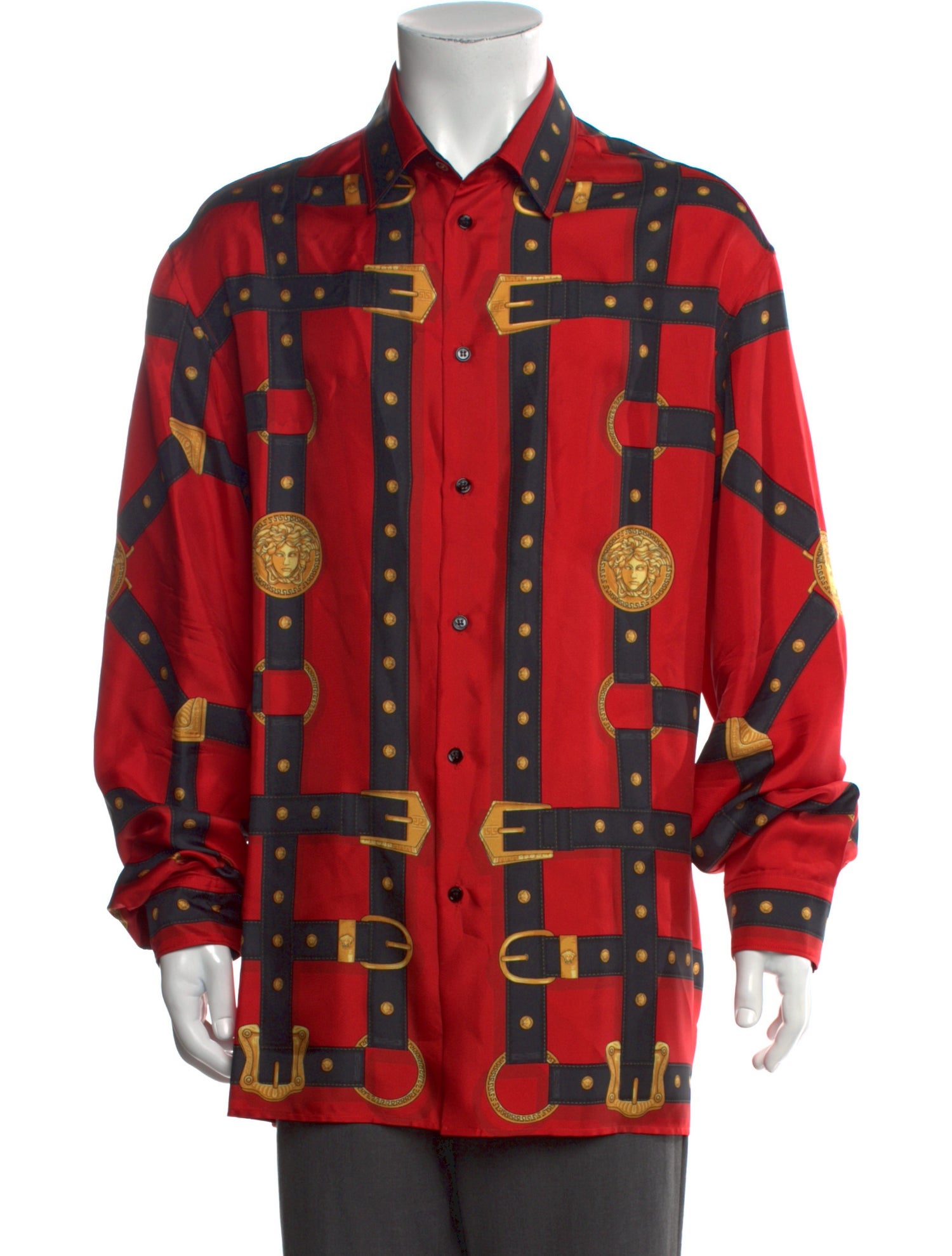 Versace Silk Printed Shirt