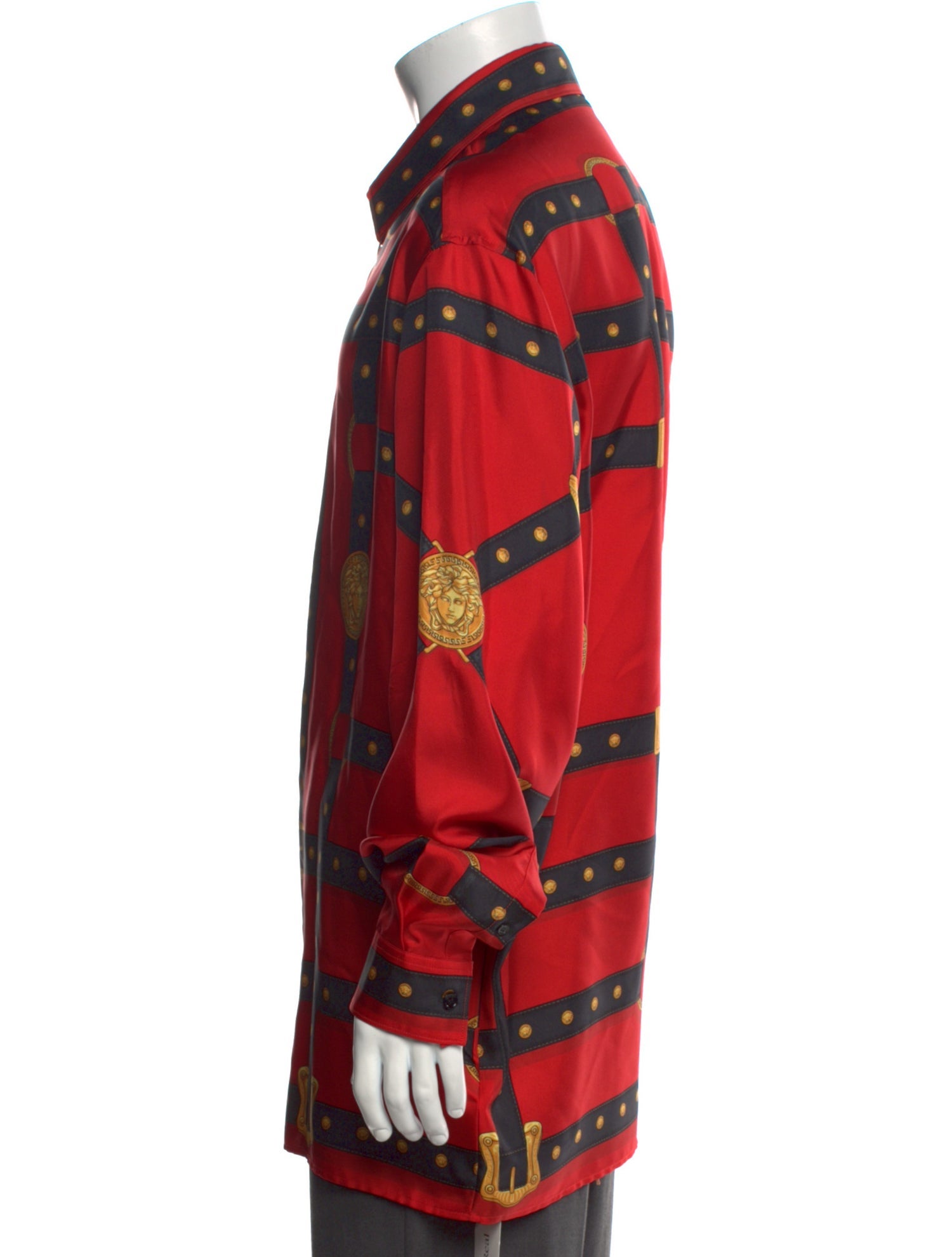 Versace Silk Printed Shirt