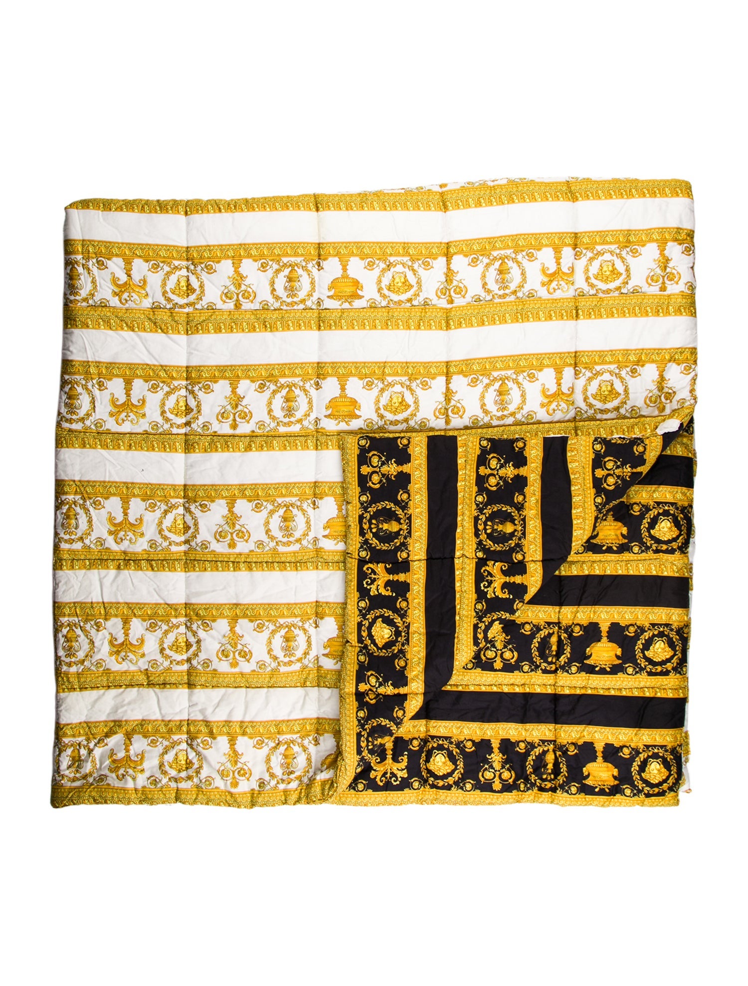 Versace I ♡ Baroque Double-Face Comforter