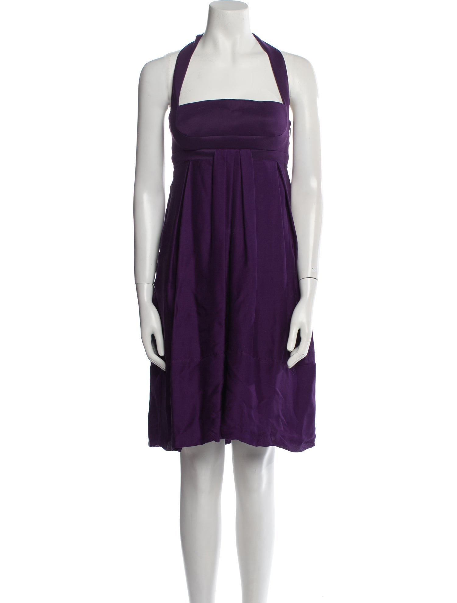 Versace Silk Knee-Length Dress w/ Tags