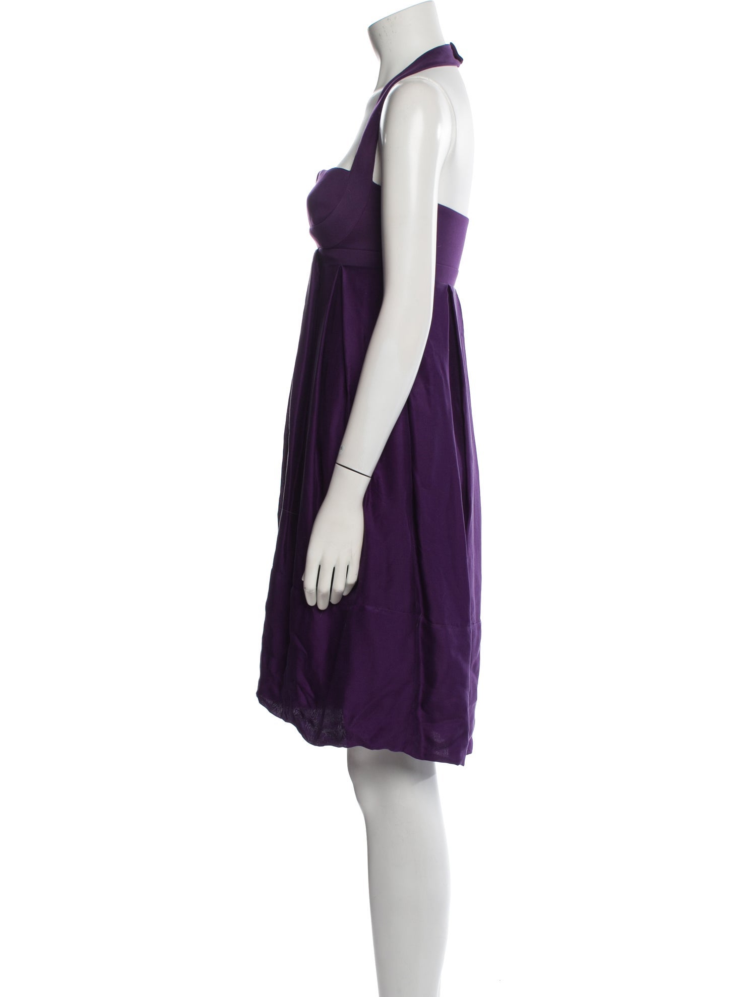 Versace Silk Knee-Length Dress w/ Tags