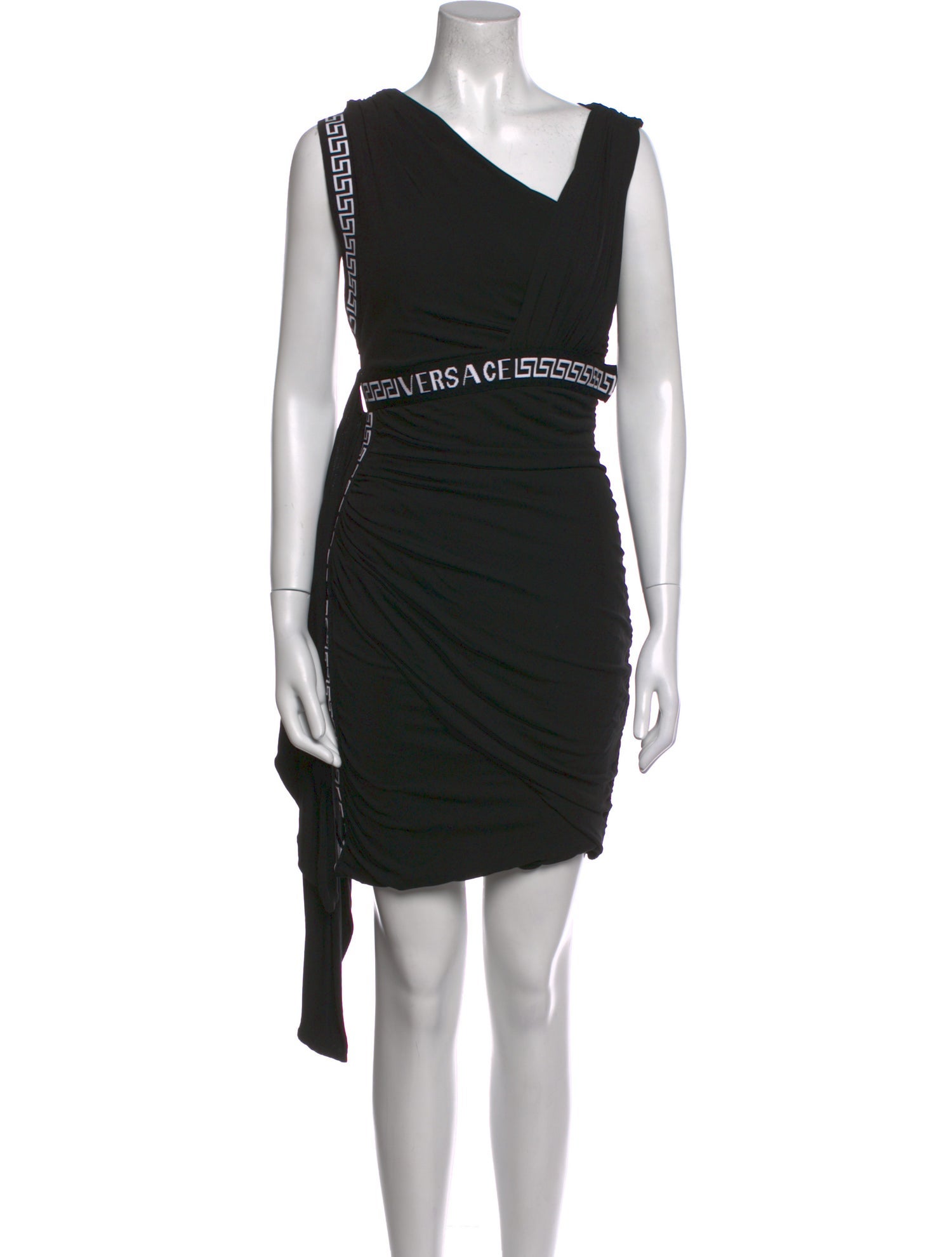 Versace V-Neck Mini Dress
