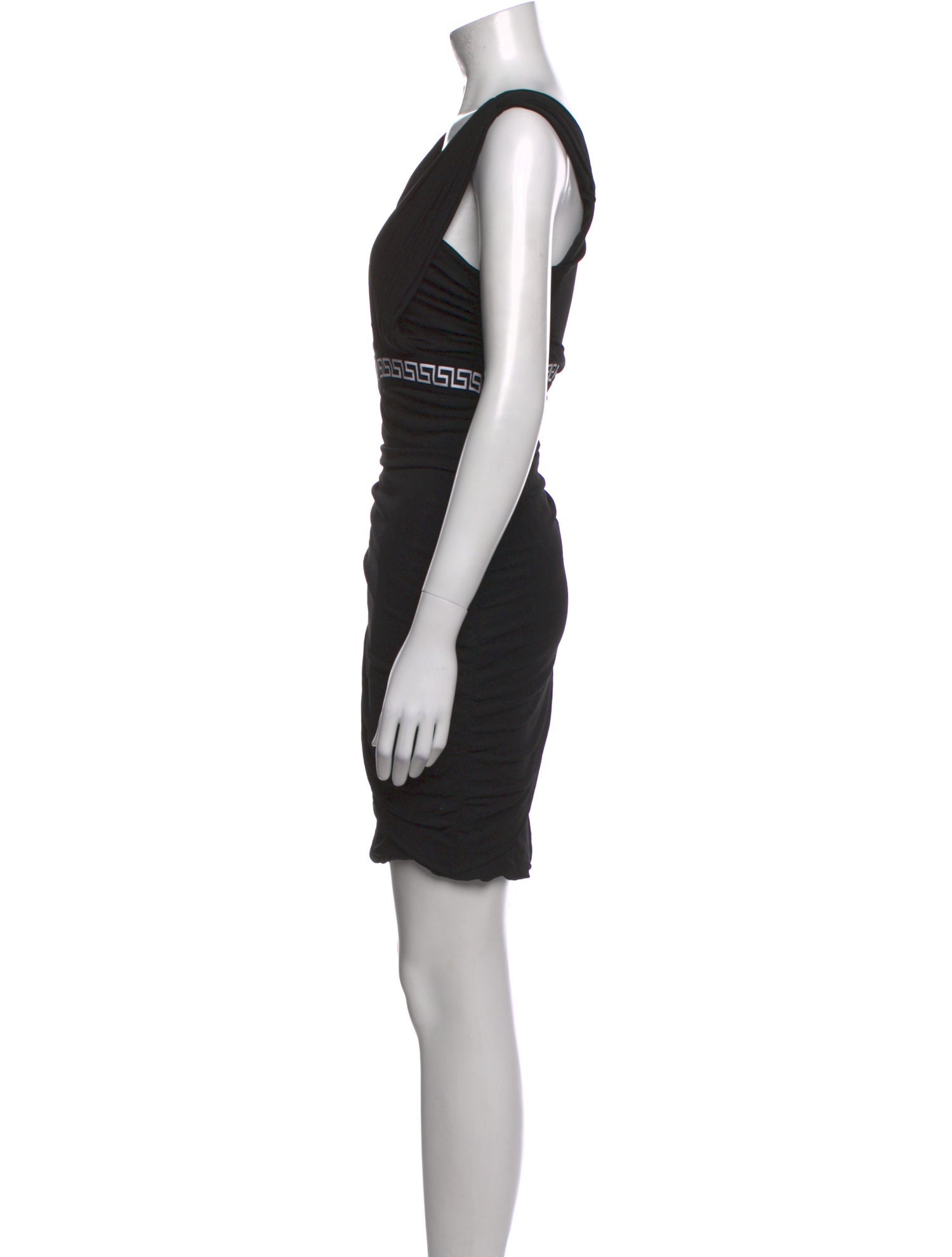 Versace V-Neck Mini Dress