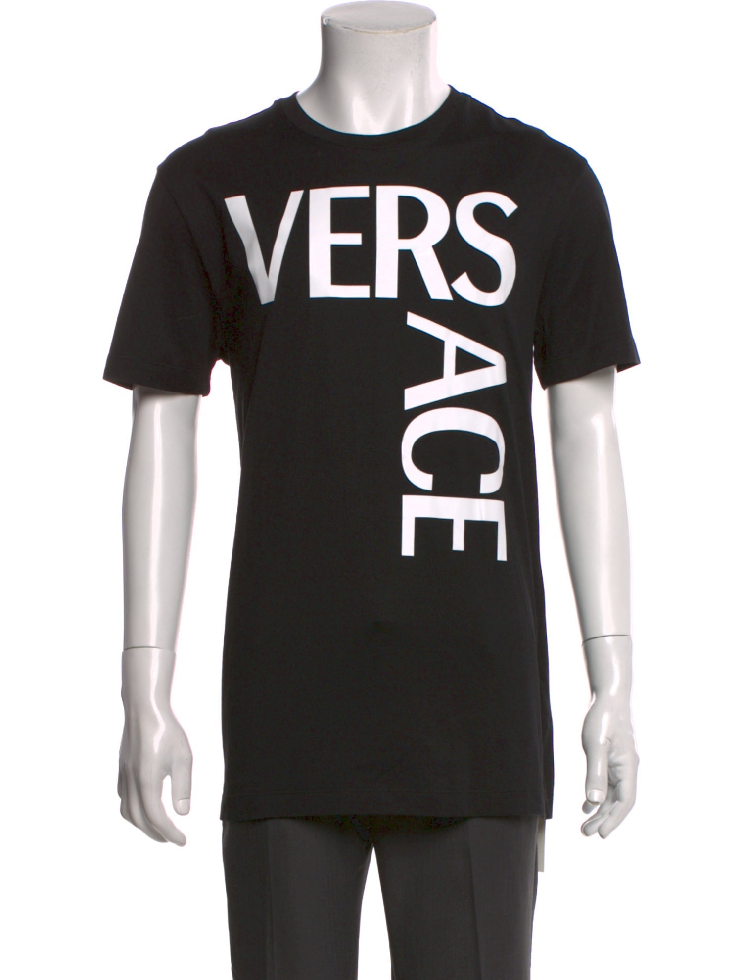 Versace Graphic Print Crew Neck T-Shirt