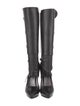 Versace Leather Lace-Up Boots