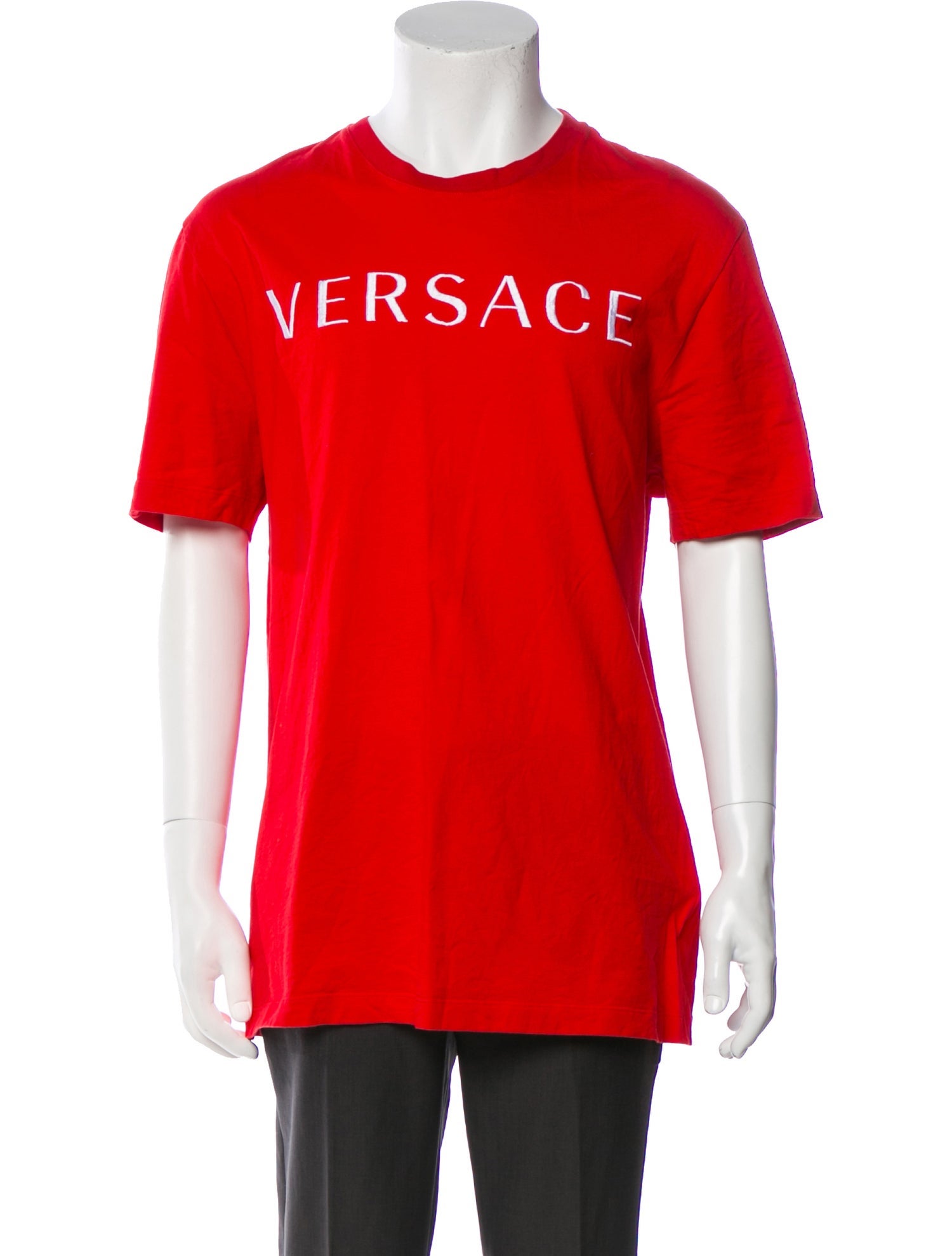 Versace Graphic Print Crew Neck T-Shirt