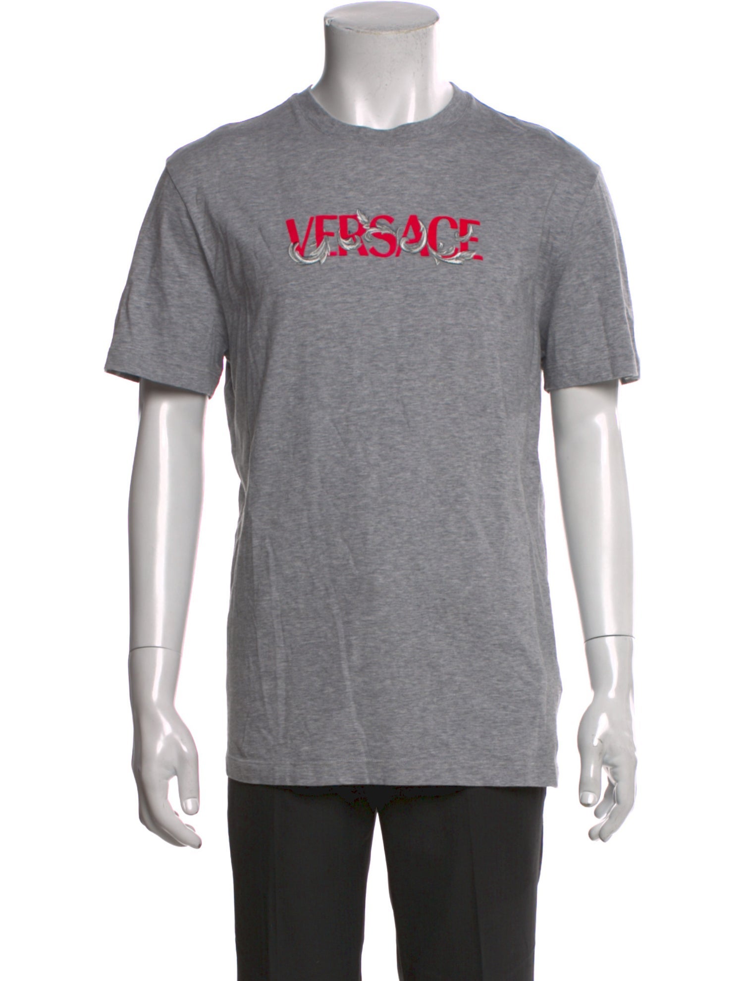 Versace Graphic Print Crew Neck T-Shirt