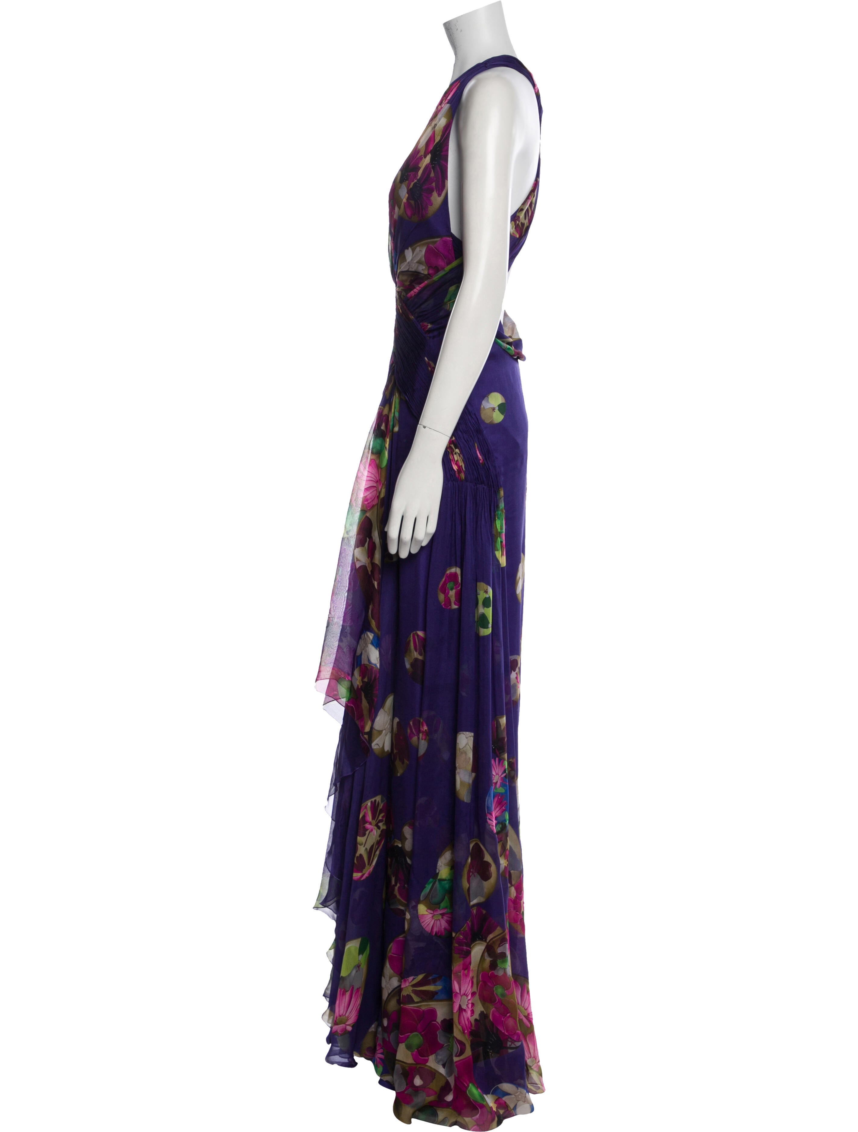 Versace Silk Long Dress