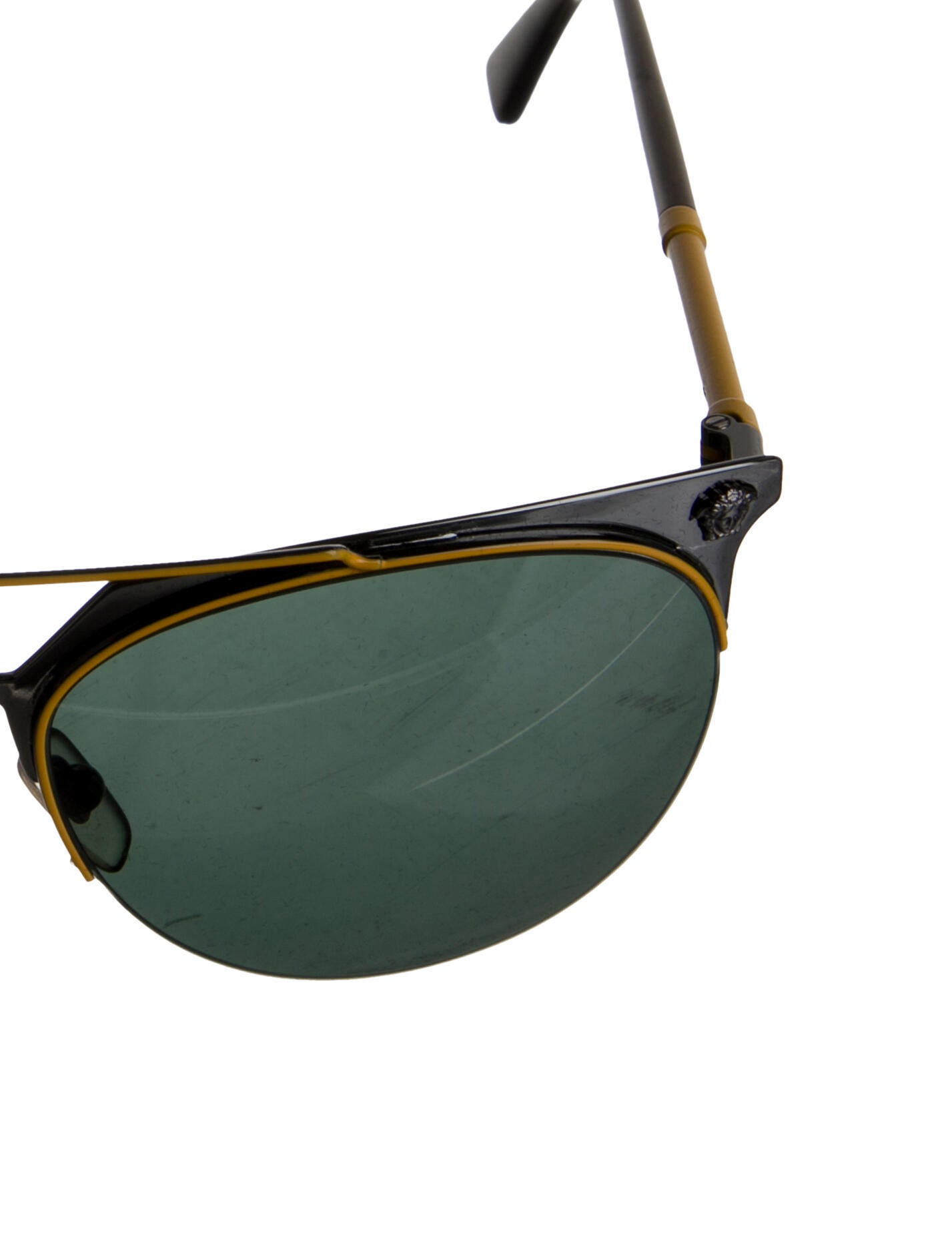 Versace Aviator Tinted Sunglasses