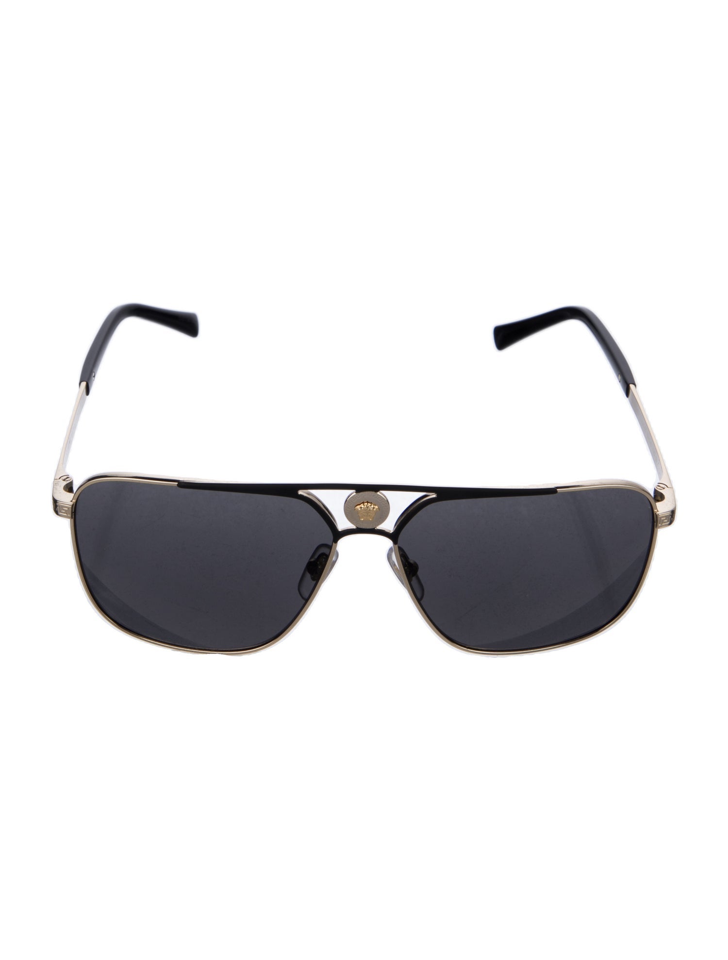 Versace Medusa Insignia Aviator Sunglasses
