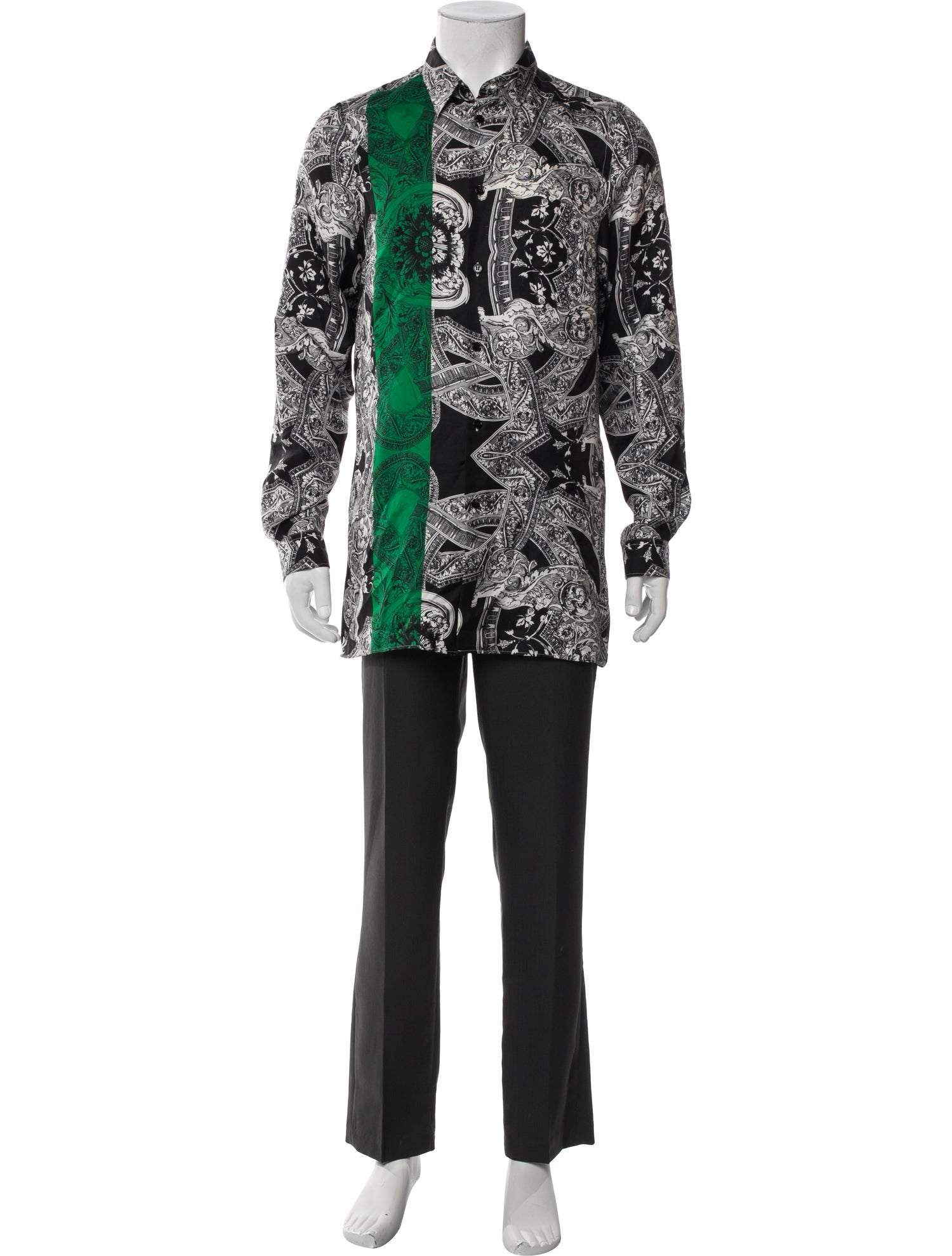 Versace Silk Printed Shirt