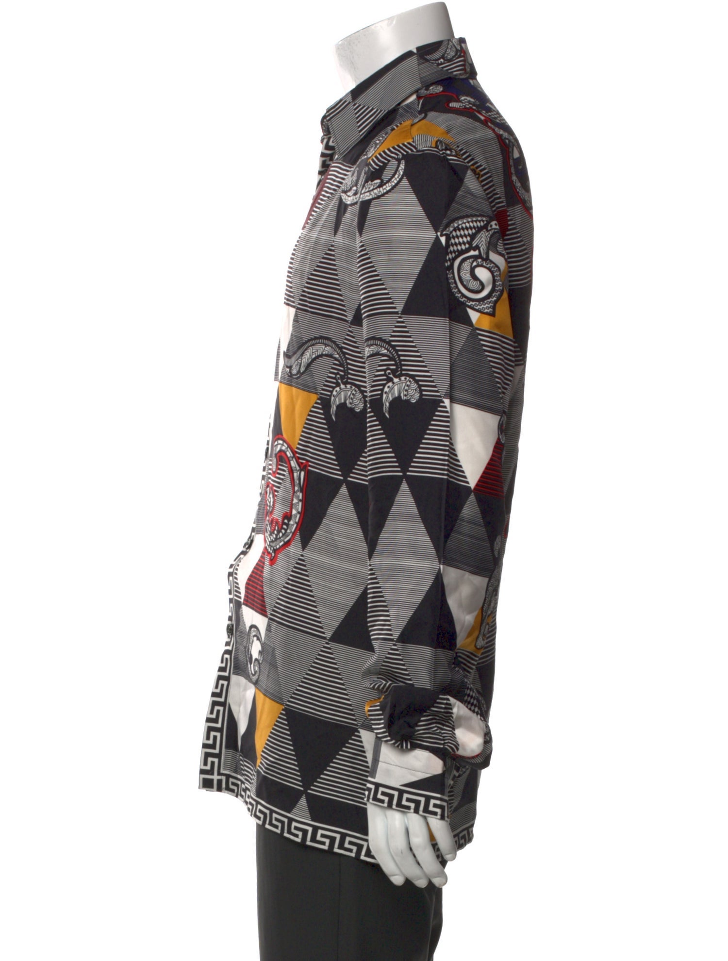 Versace Silk Printed Shirt