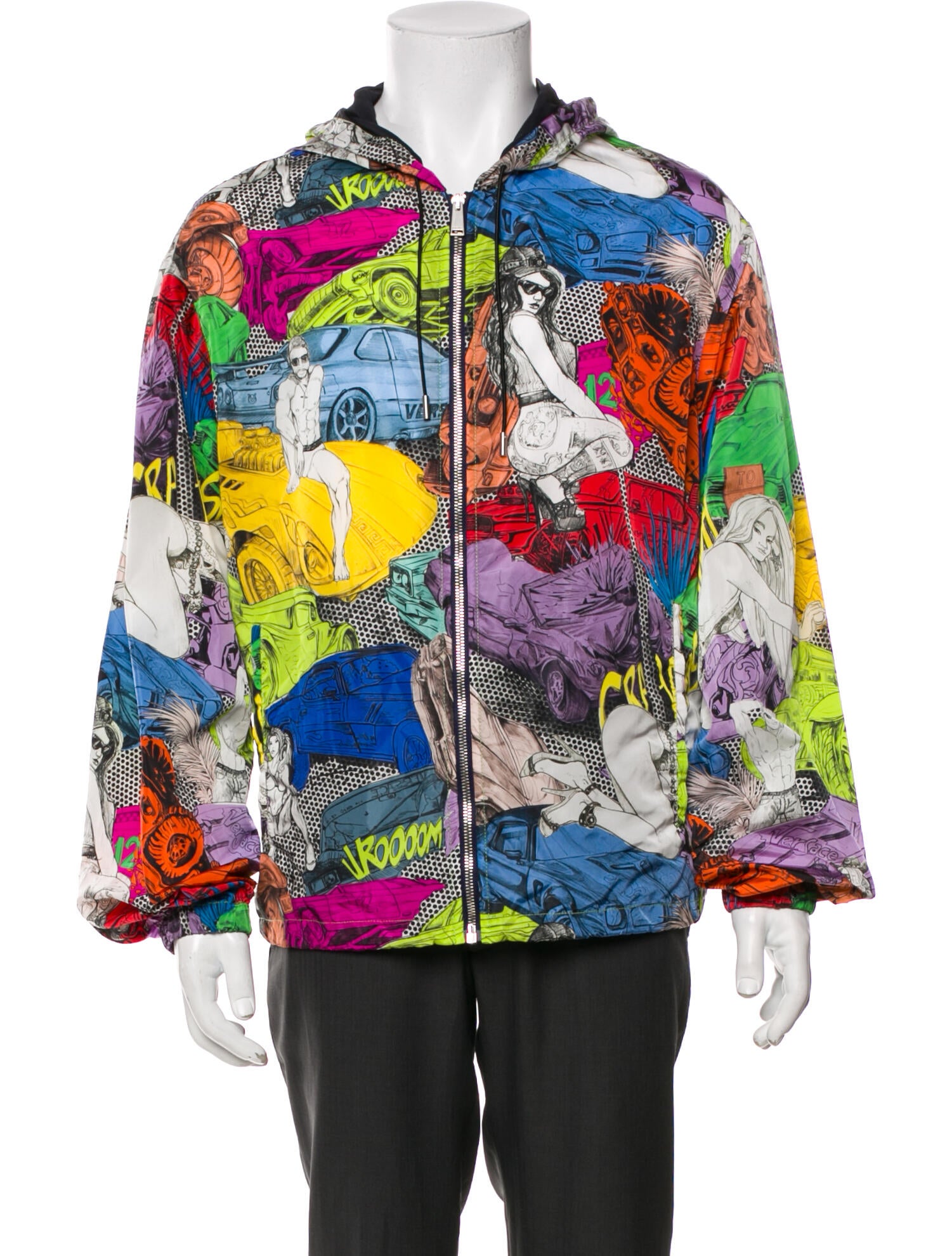 Versace Printed Windbreaker