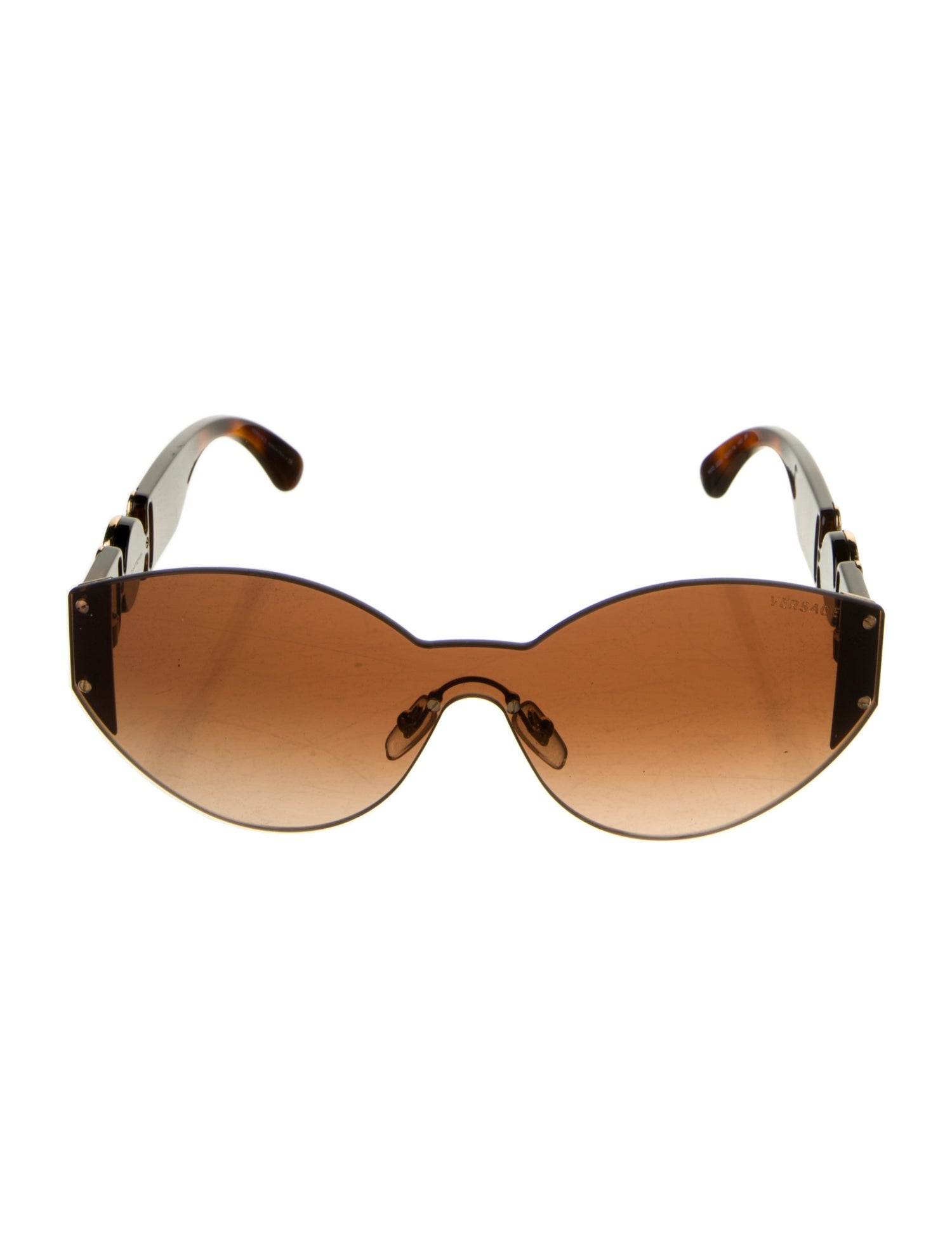 Versace Shield Tinted Sunglasses