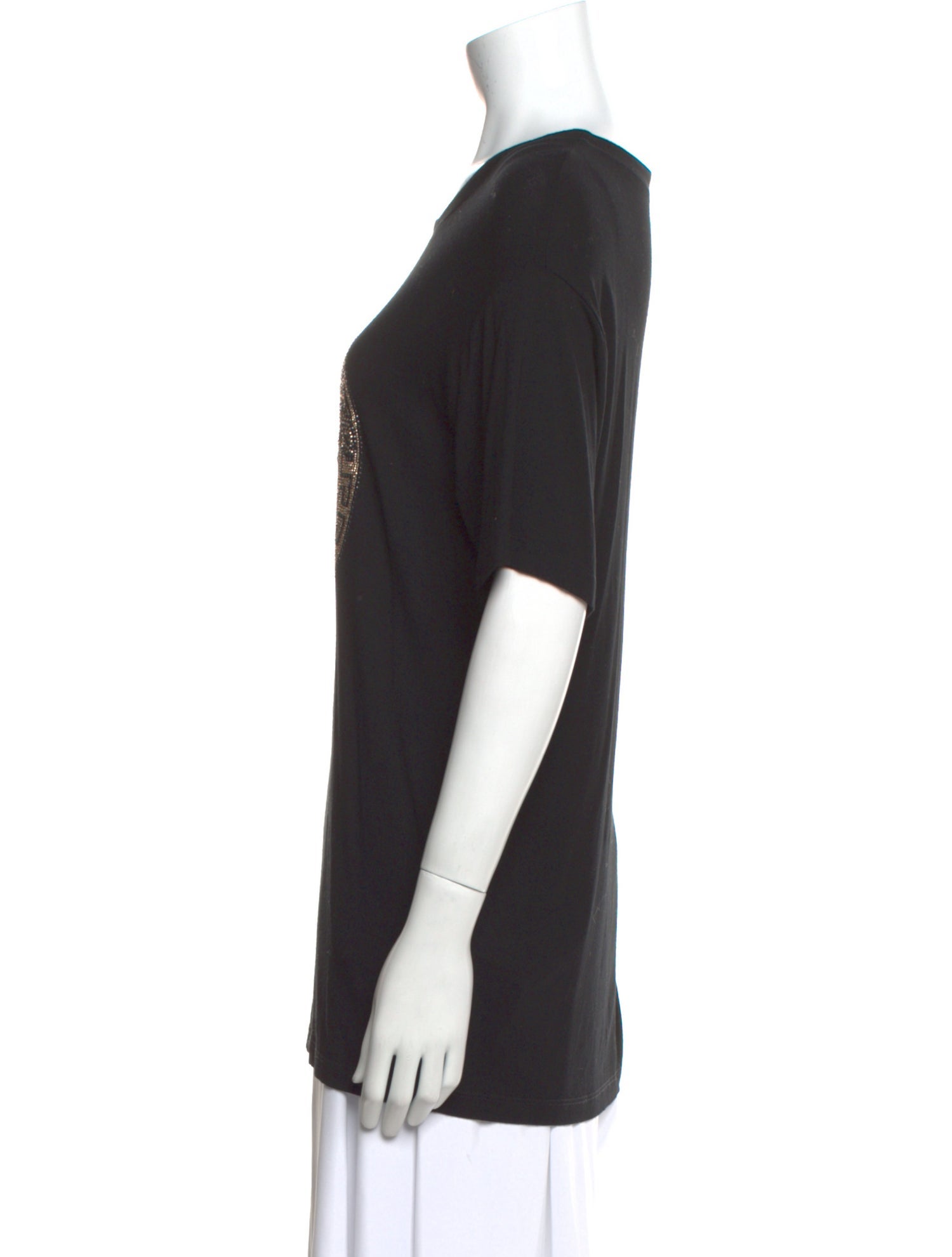 Versace Graphic Print Crew Neck T-Shirt